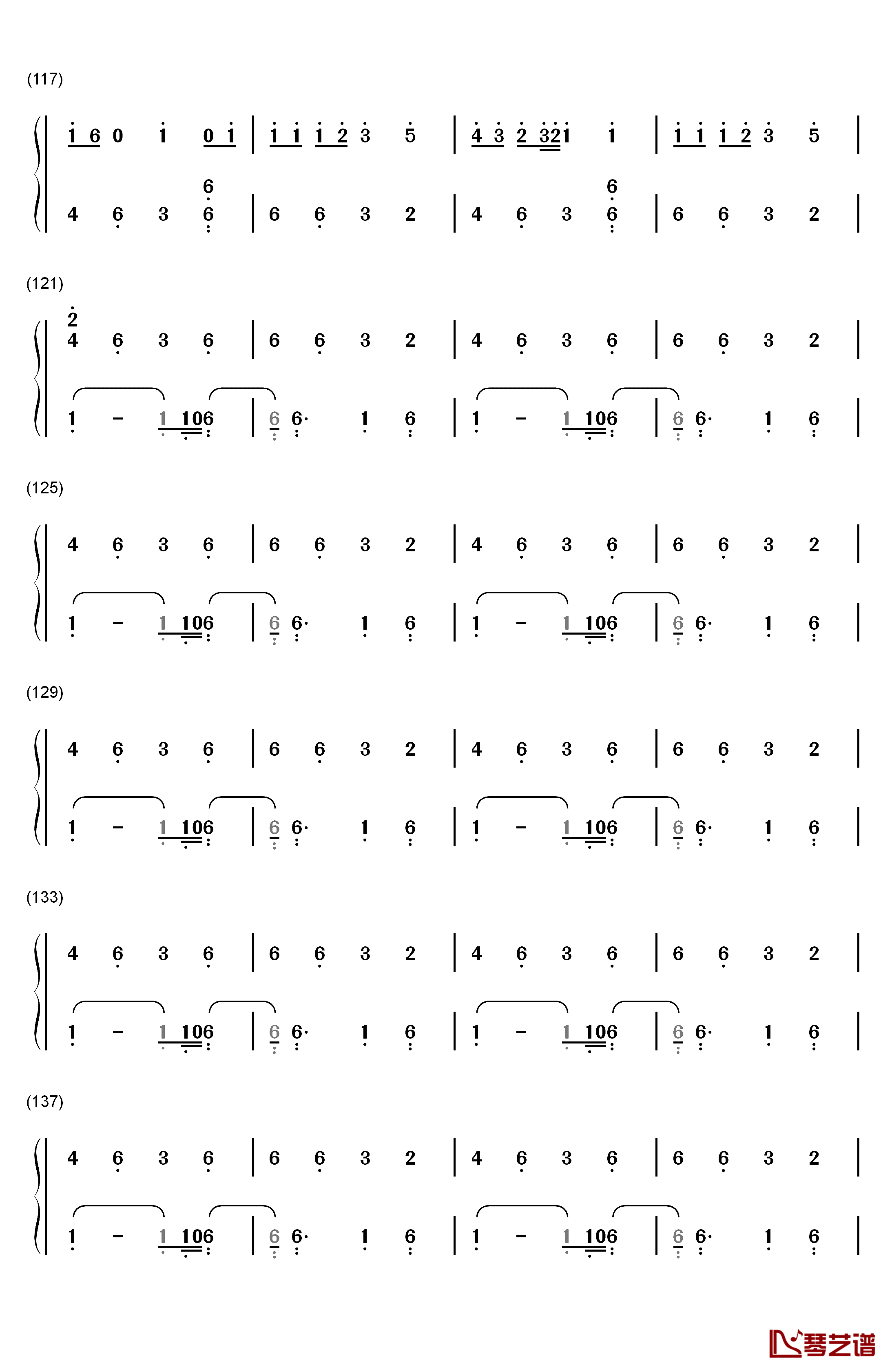 My Way钢琴简谱-数字双手-Fetty Wap6