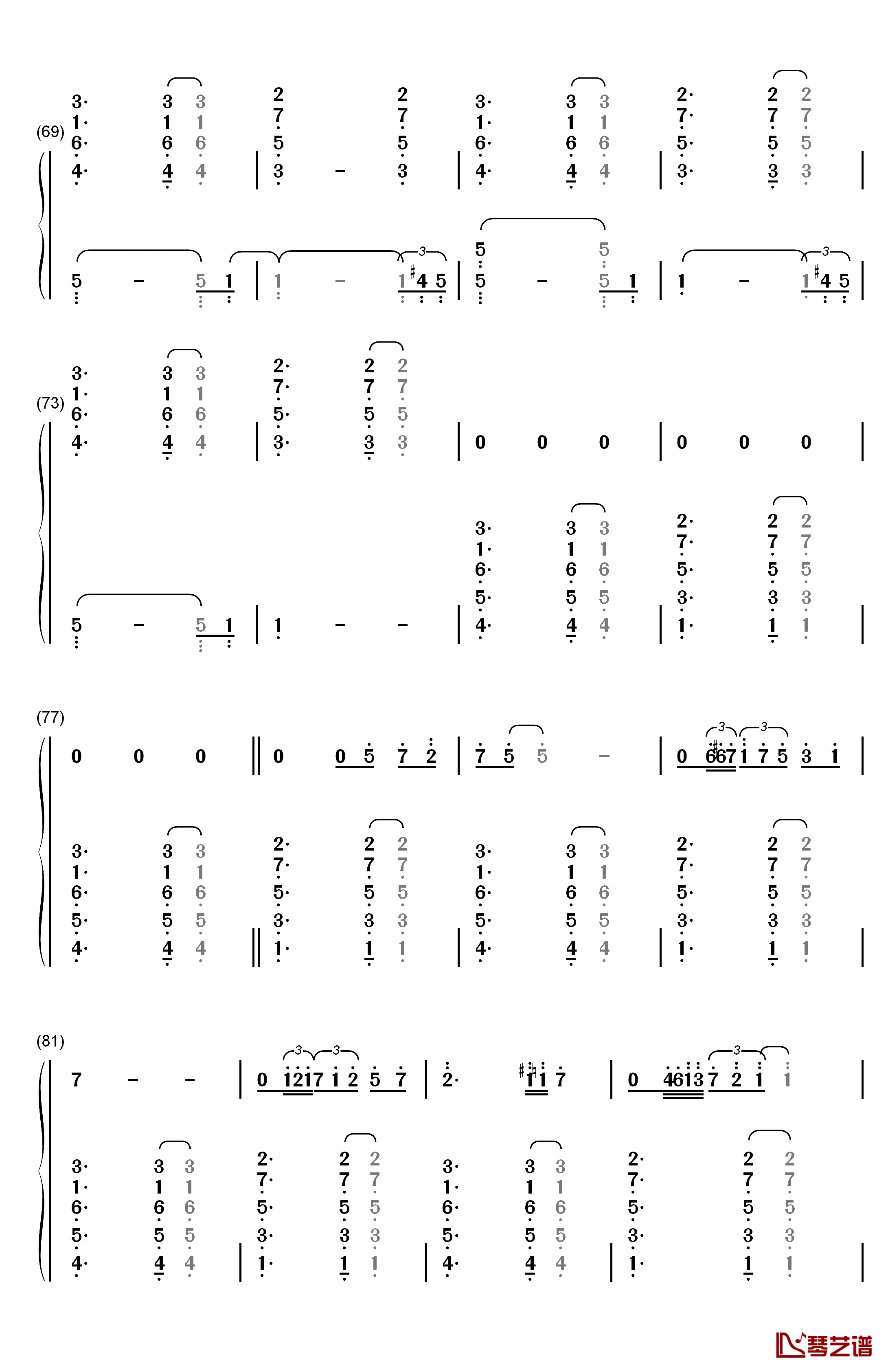 Great Pumpkin Waltz钢琴简谱-数字双手-Vince Guaraldi5