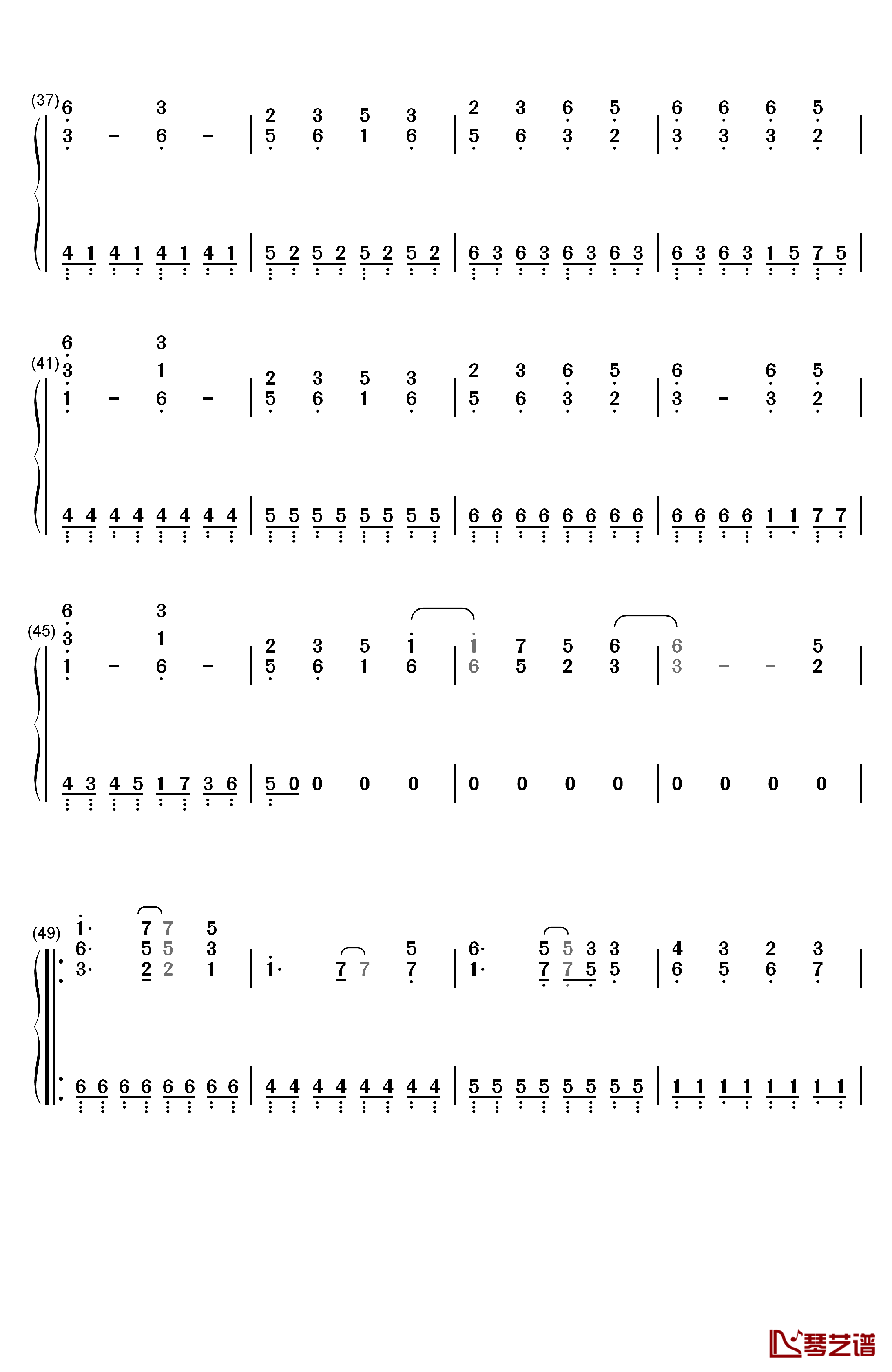 からくり卍ばーすと钢琴简谱-数字双手-镜音リンAppend 镜音レンAppend3