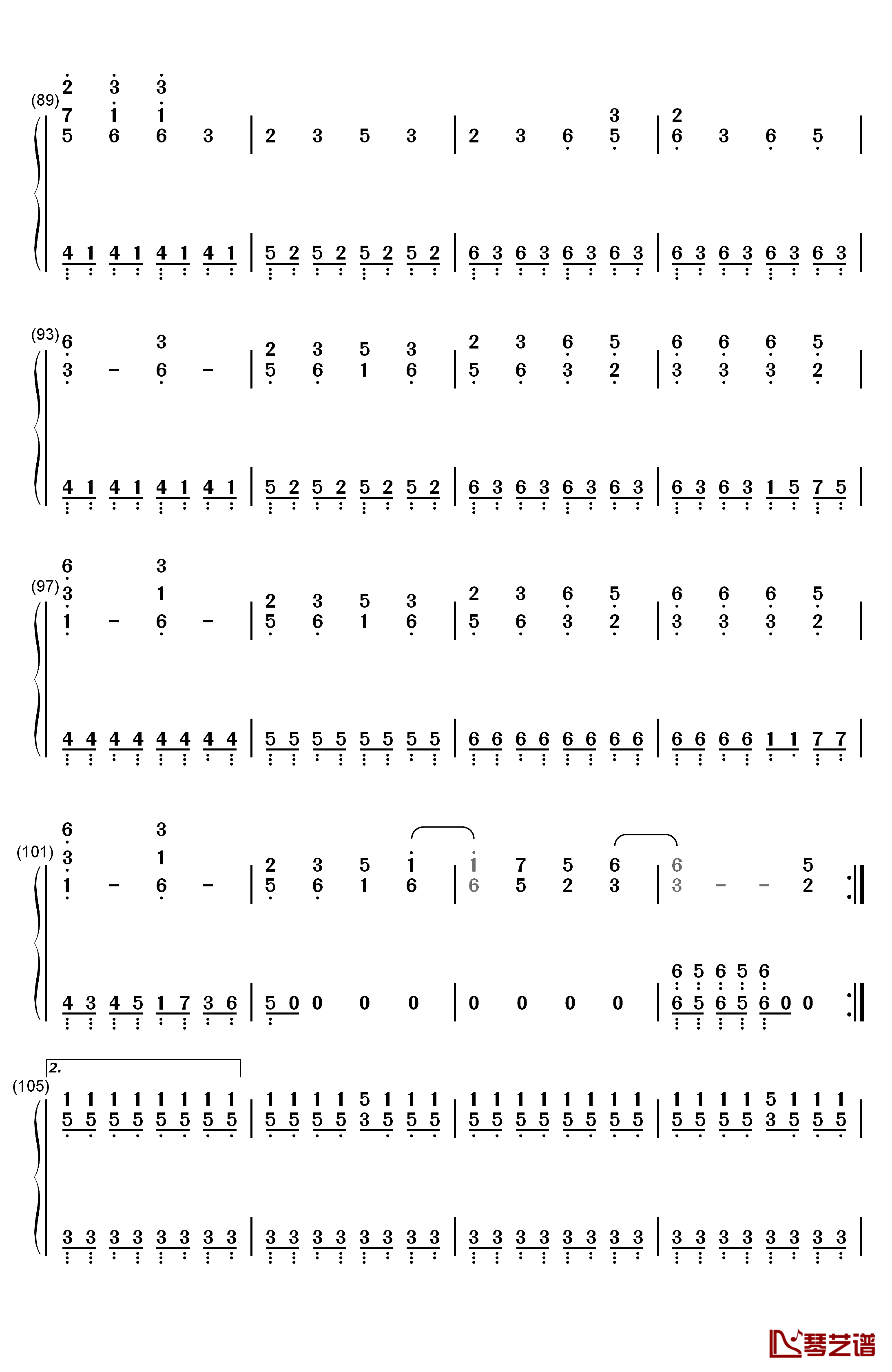 からくり卍ばーすと钢琴简谱-数字双手-镜音リンAppend 镜音レンAppend6