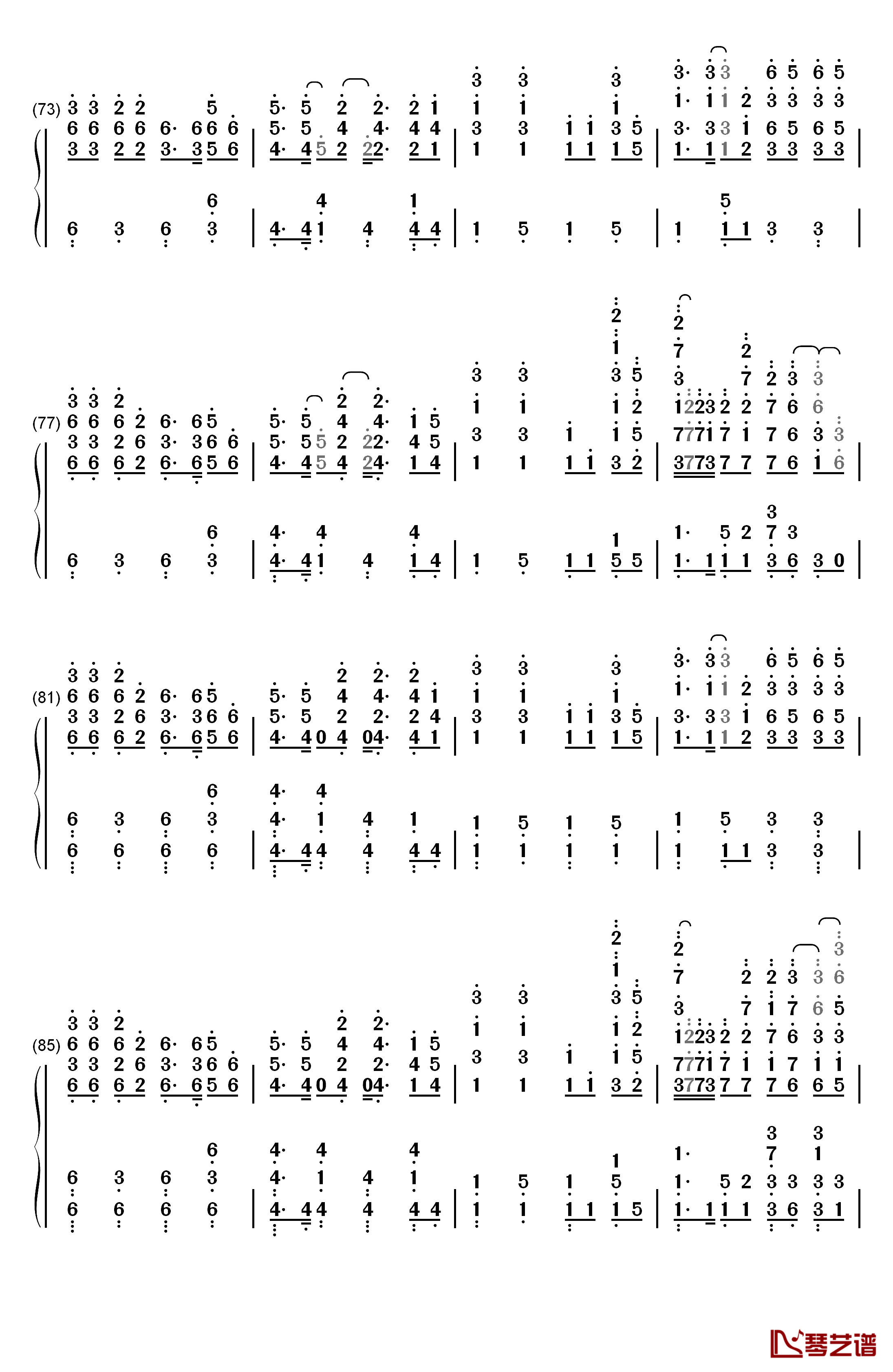 Nevada钢琴简谱-数字双手-Vicetone5