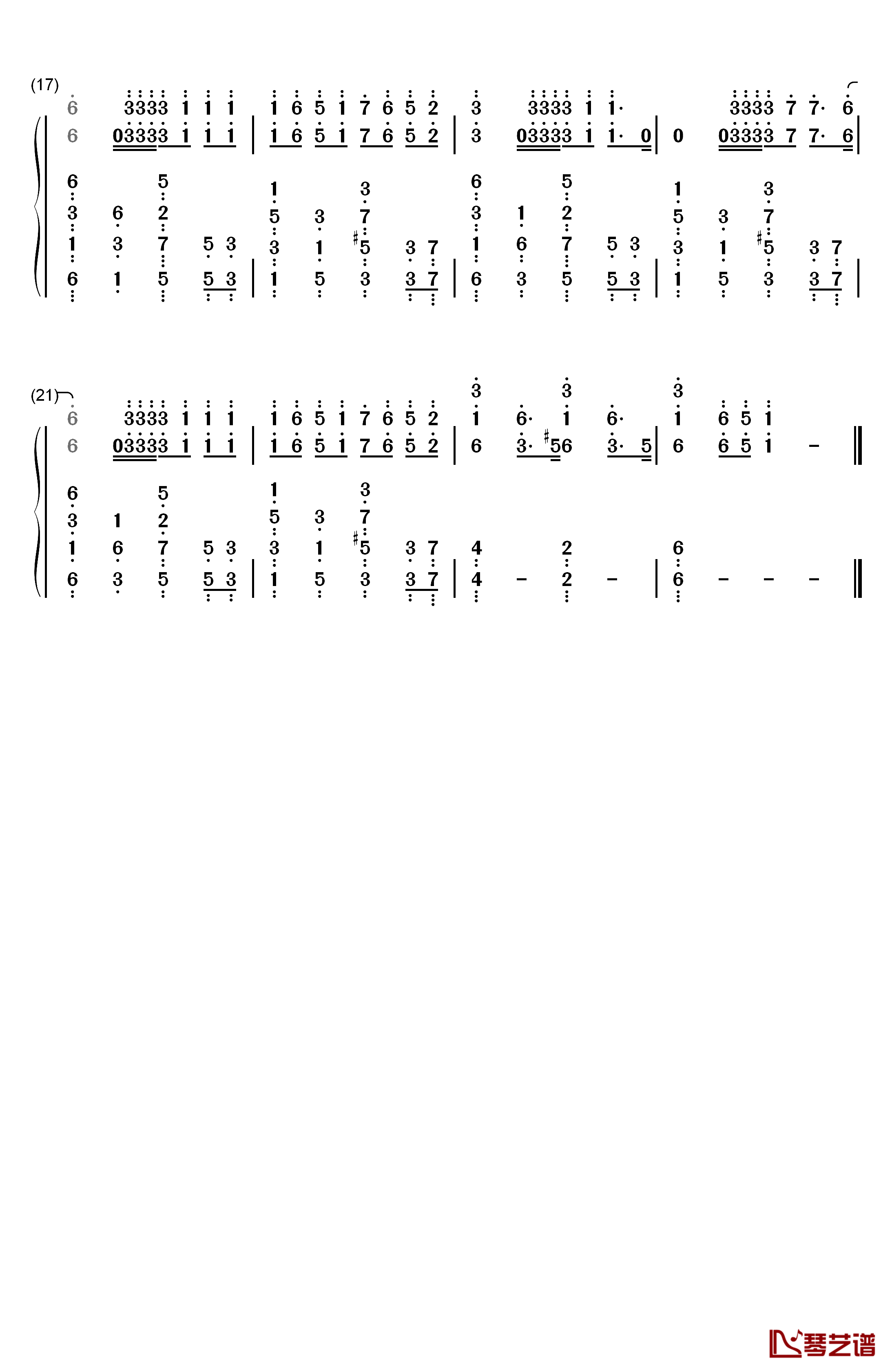 Stressed Out简单版钢琴简谱-数字双手-Twenty One Pilots2