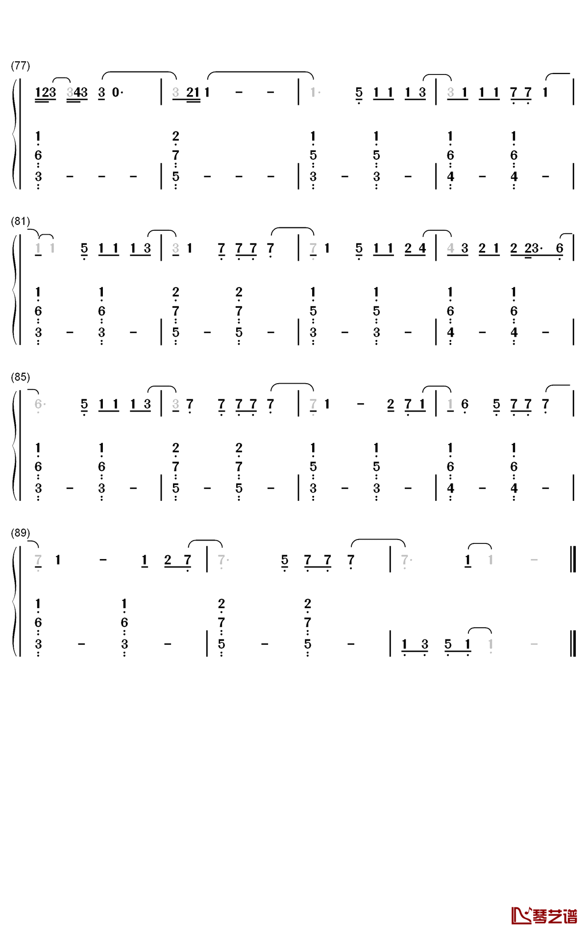 First Man钢琴简谱-数字双手-Camila Cabello5