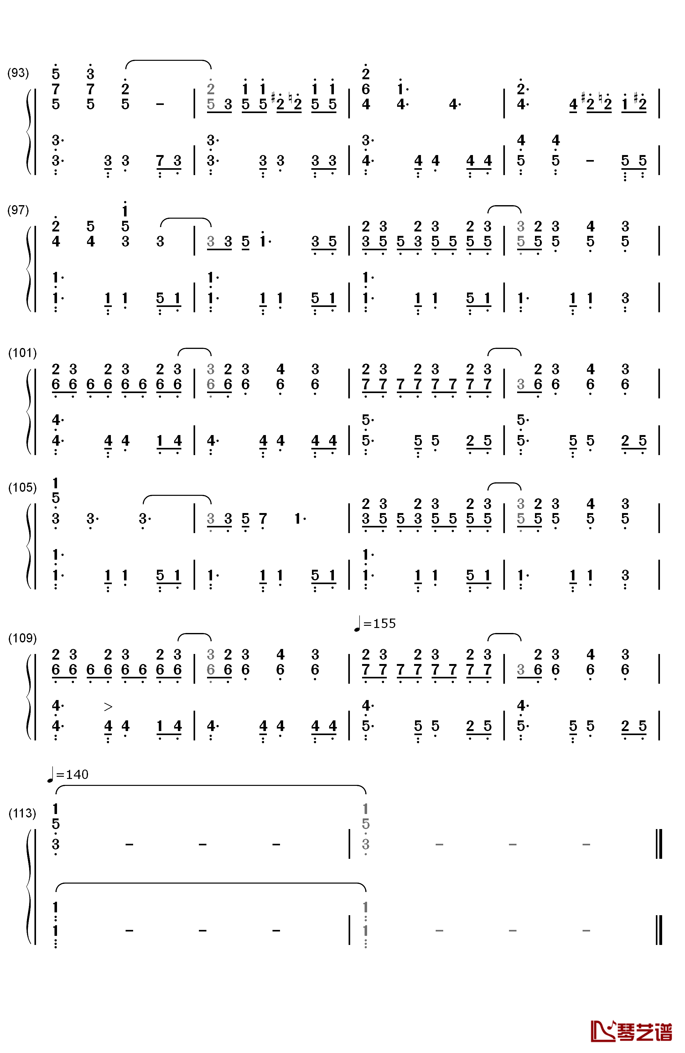 Everybody Talks钢琴简谱-数字双手-Neon Trees5