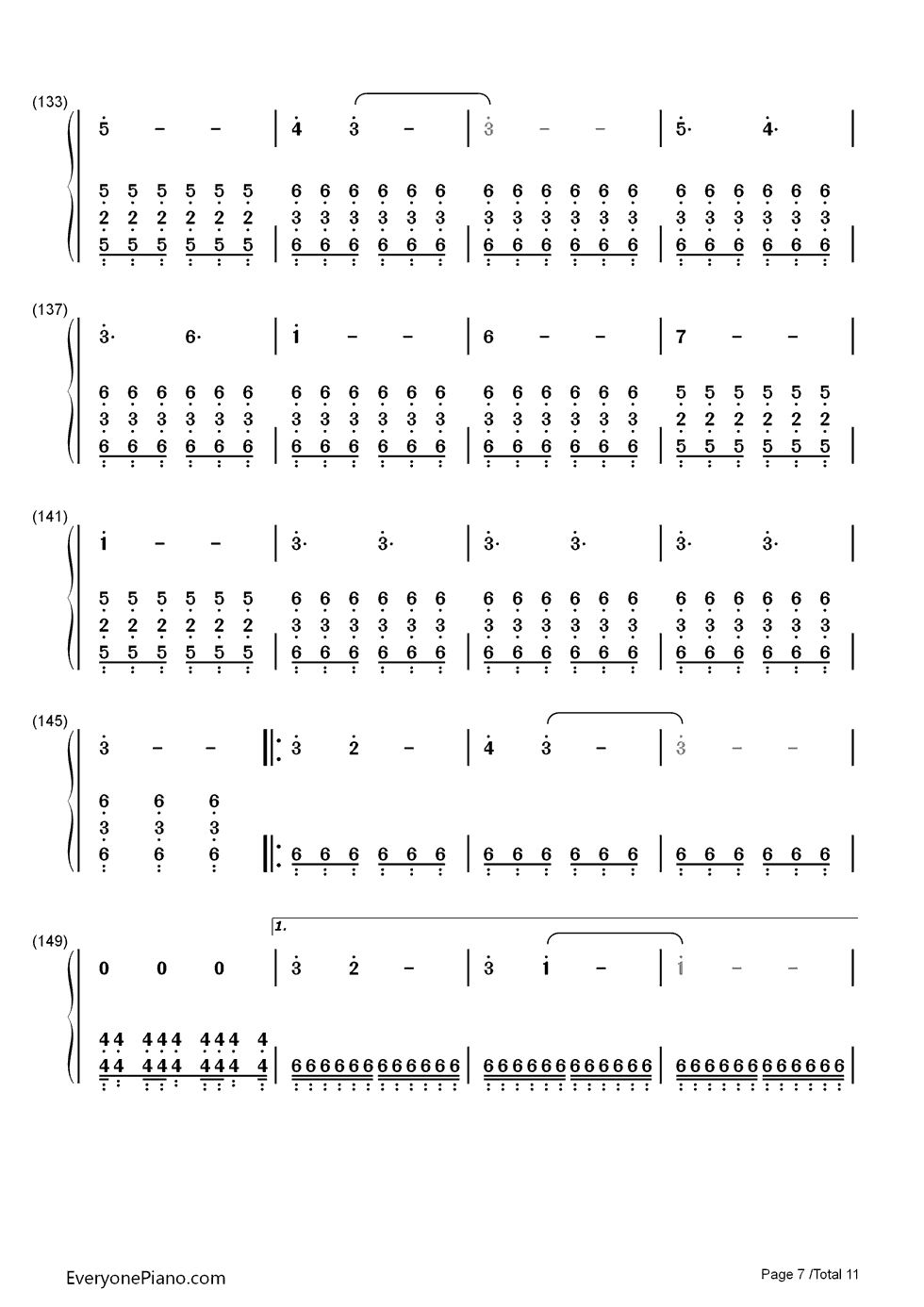 The Kill钢琴简谱-数字双手-30 Seconds to Mars7