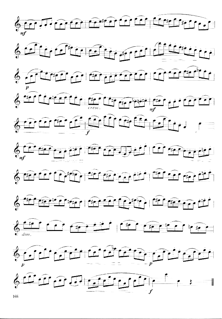 [法]克洛捷练习曲三简谱1