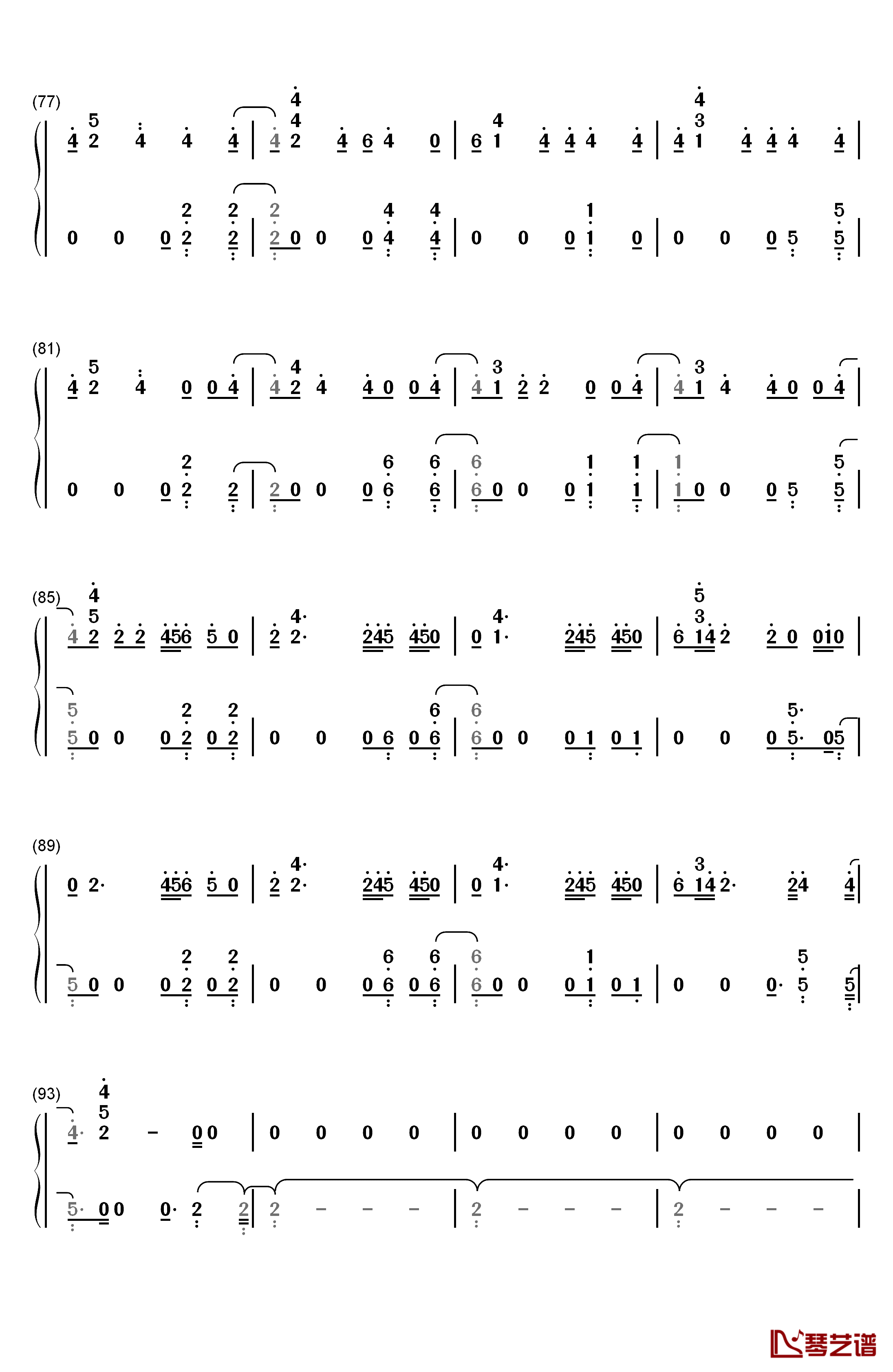 Love So Soft钢琴简谱-数字双手-Kelly Clarkson5