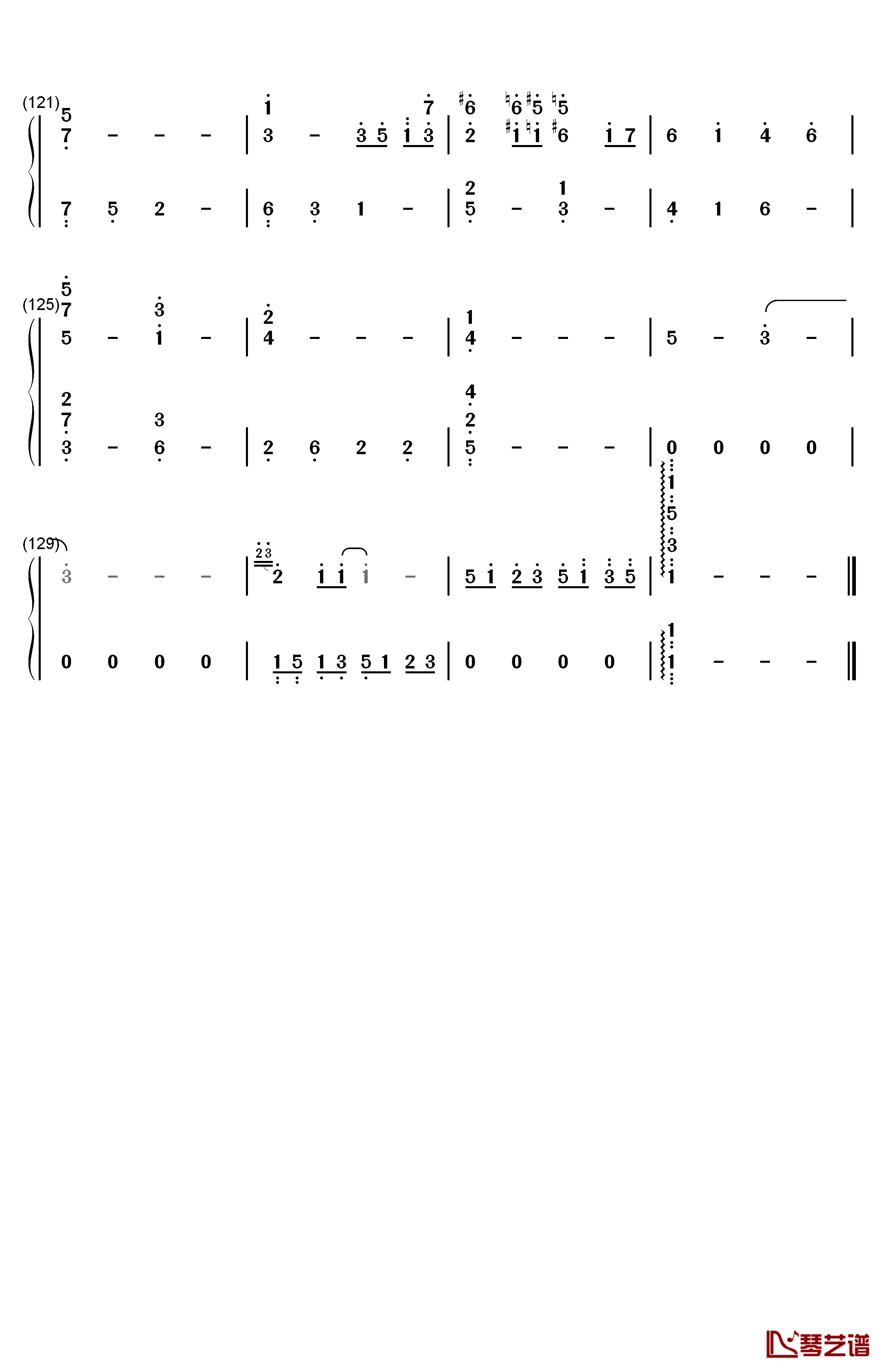 会有那么一天钢琴简谱-数字双手-Sak Wan Neung7