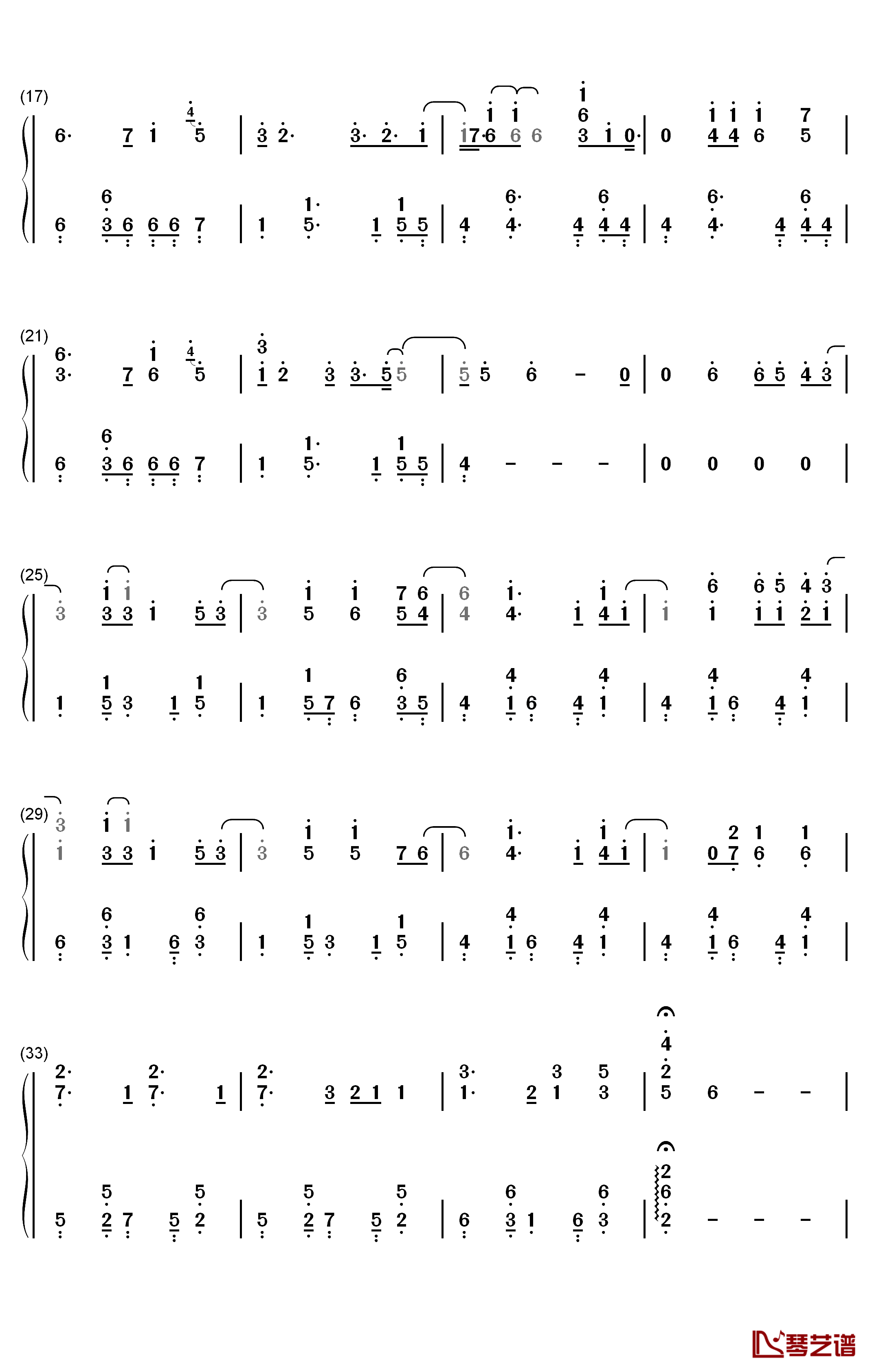 July钢琴简谱-数字双手-Noah Cyrus2
