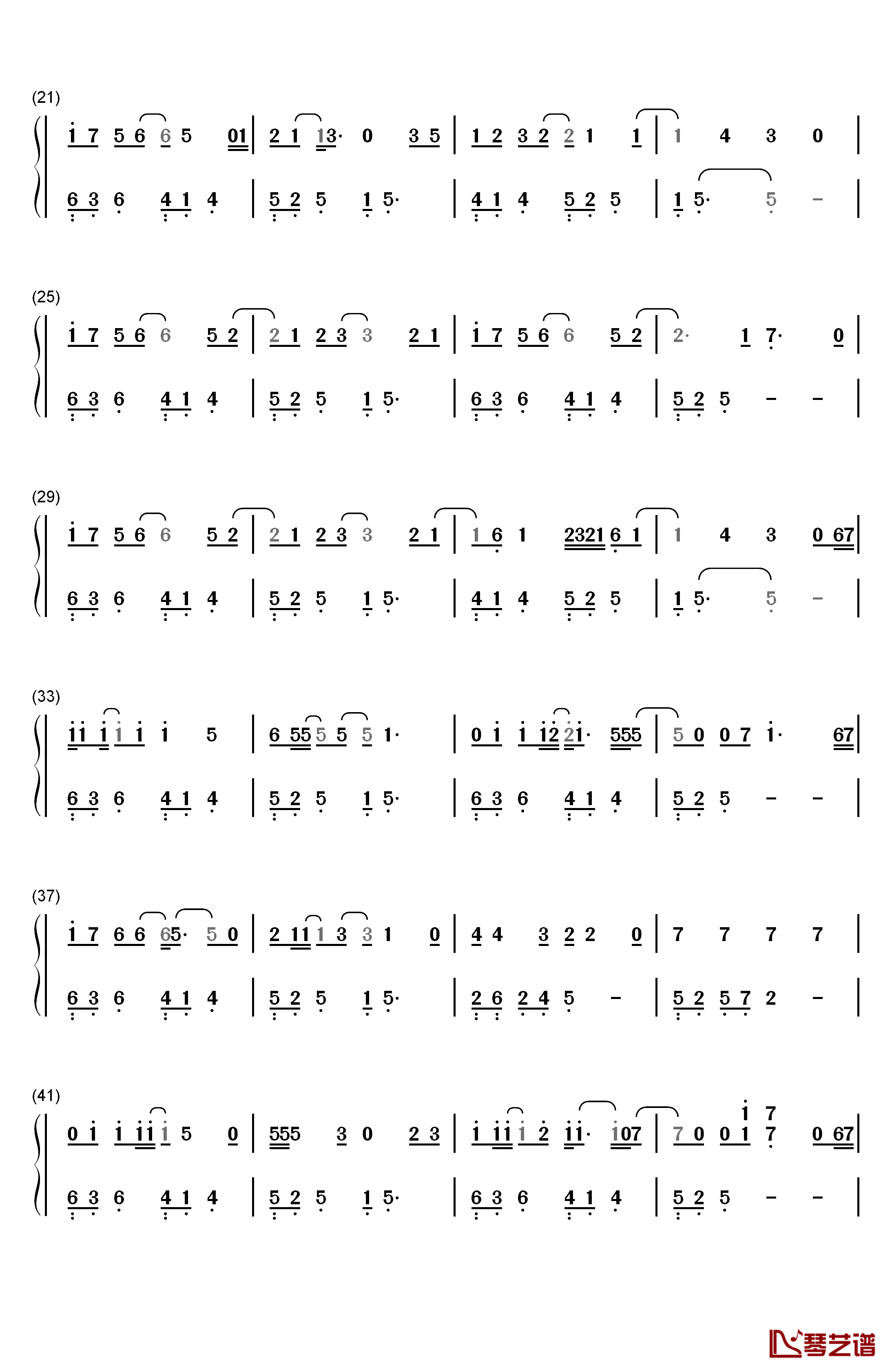 Beautiful Birds钢琴简谱-数字双手-Passenger Birdy2