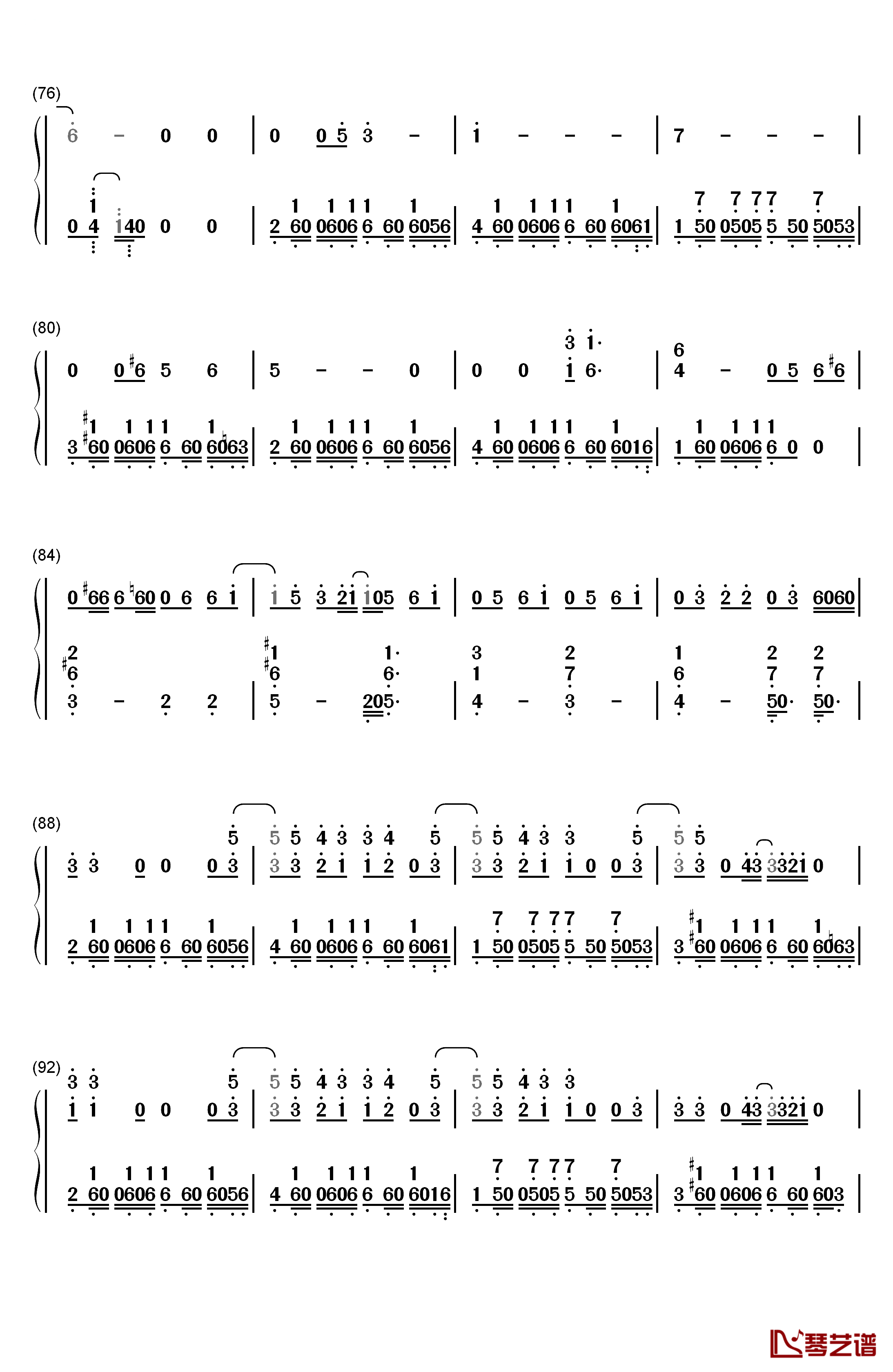 Love Never Felt So Good钢琴简谱-数字双手-Michael Jackson5