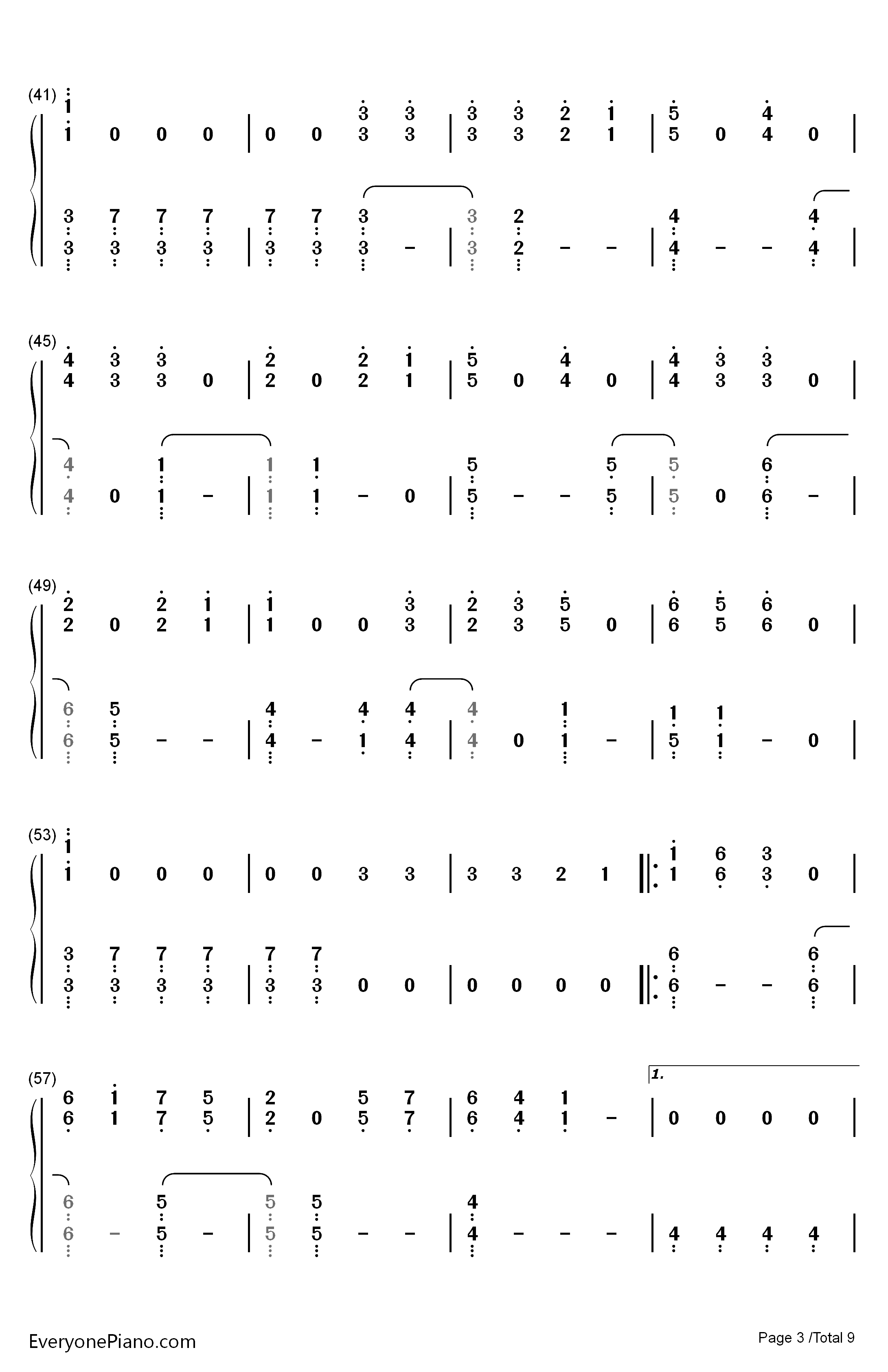 Dangerously钢琴简谱-数字双手-Charlie Puth3