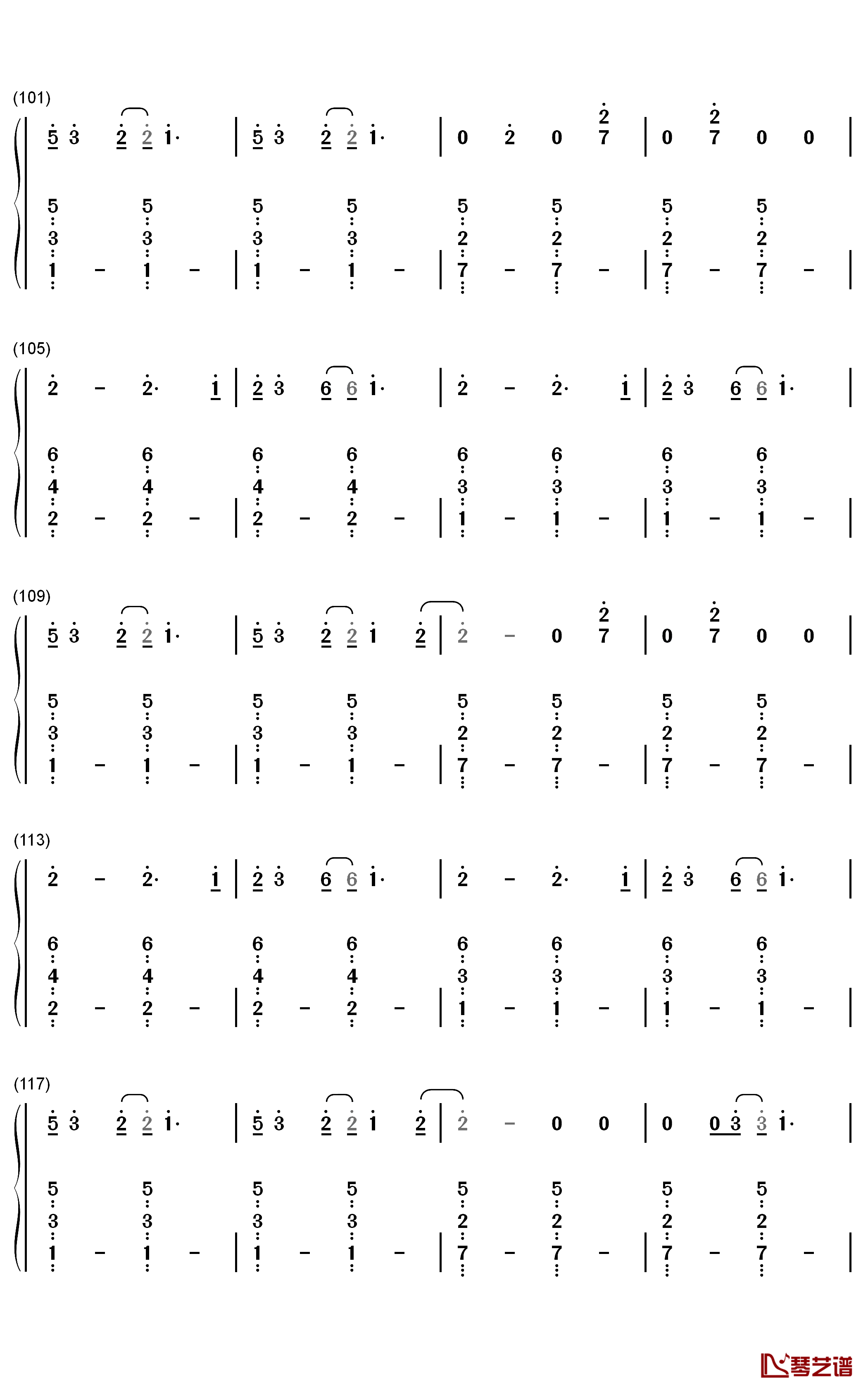 Blinding Lights钢琴简谱-数字双手-The Weeknd6