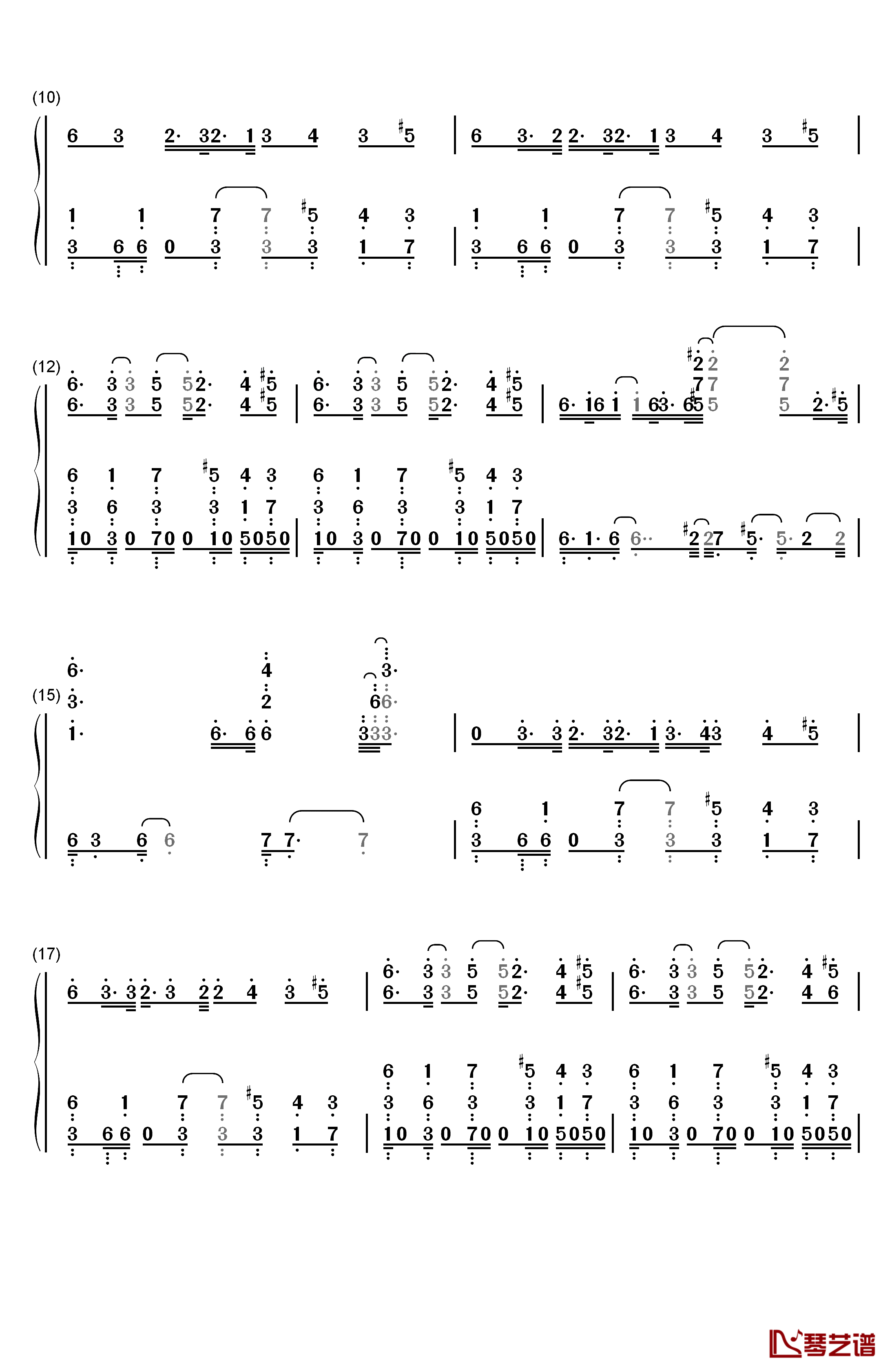 VORACITY钢琴简谱-数字双手-MYTH & ROID2