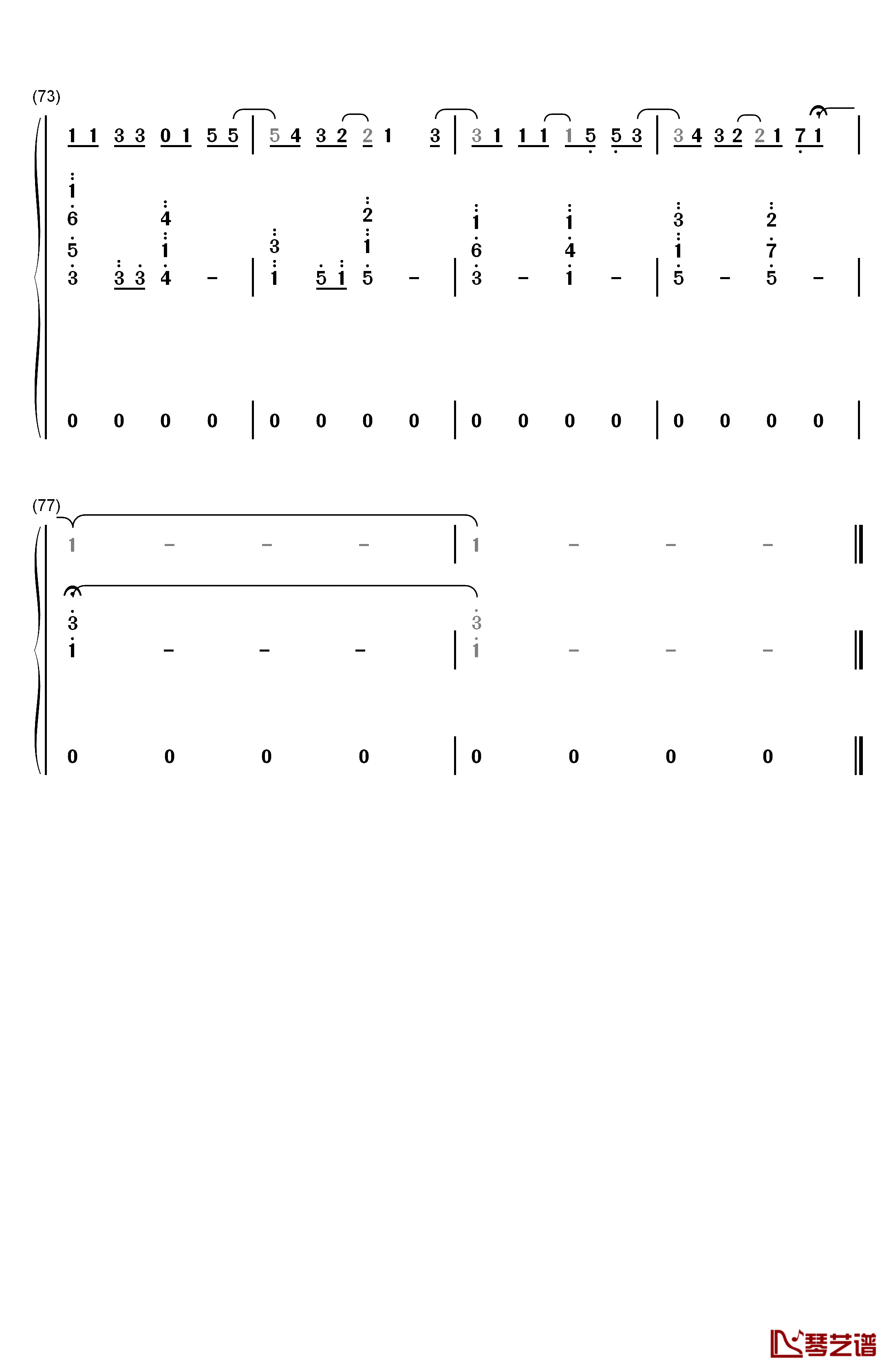 Supermarket Flowers钢琴简谱-数字双手-Ed Sheeran6