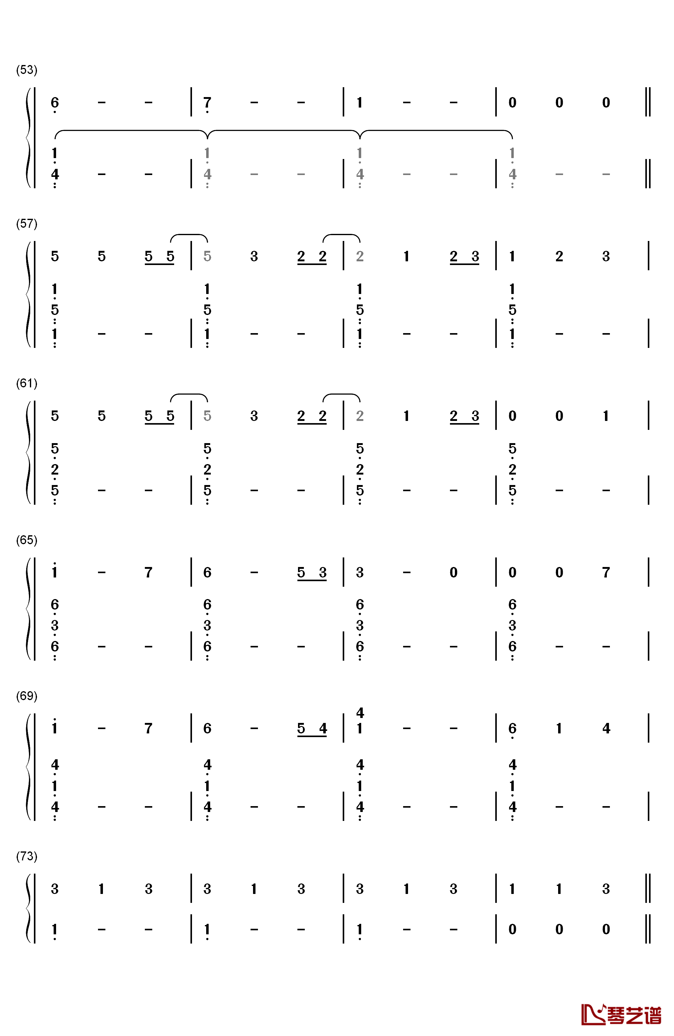 Even If钢琴简谱-数字双手-MercyMe3