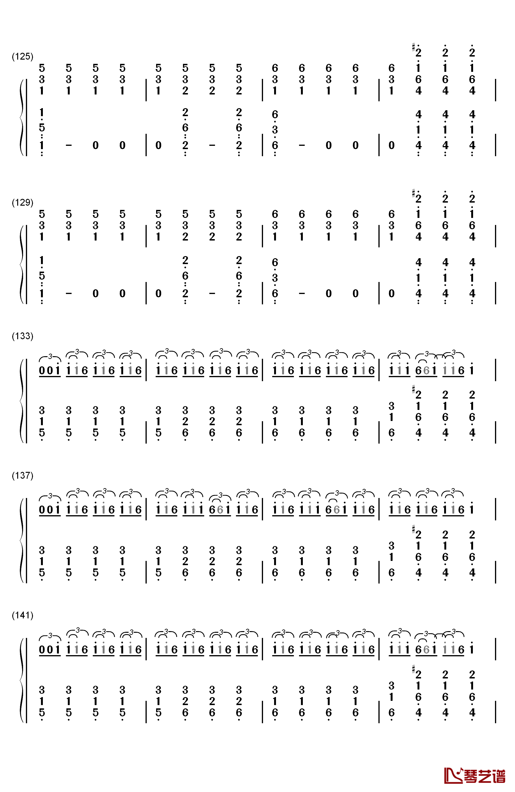 Migraine钢琴简谱-数字双手-Twenty One Pilots7