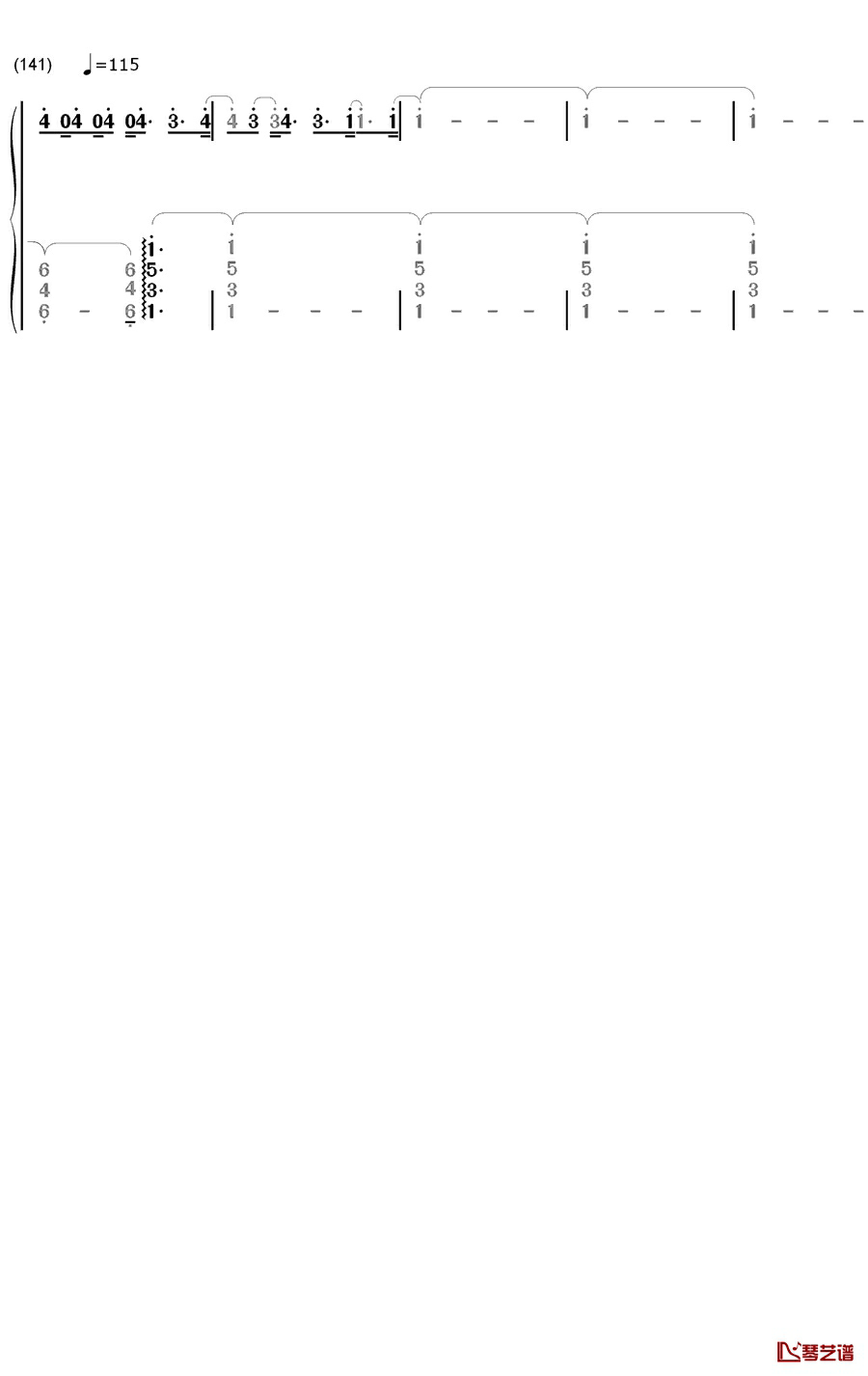 光と影のロマン钢琴简谱-数字双手-宇德敬子8