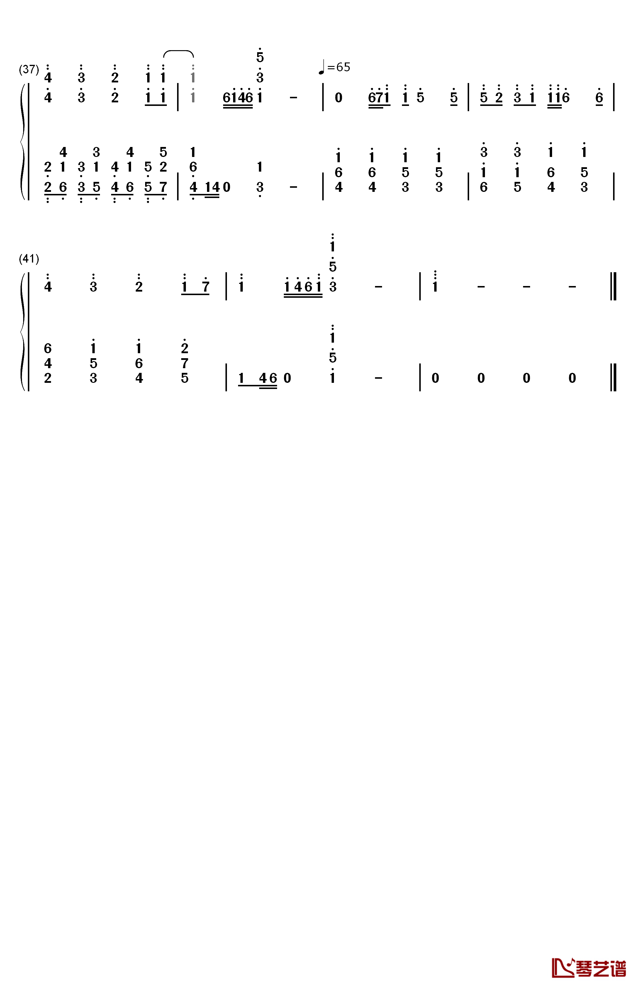 Can You Feel the Love Tonight钢琴简谱-数字双手-Elton John3