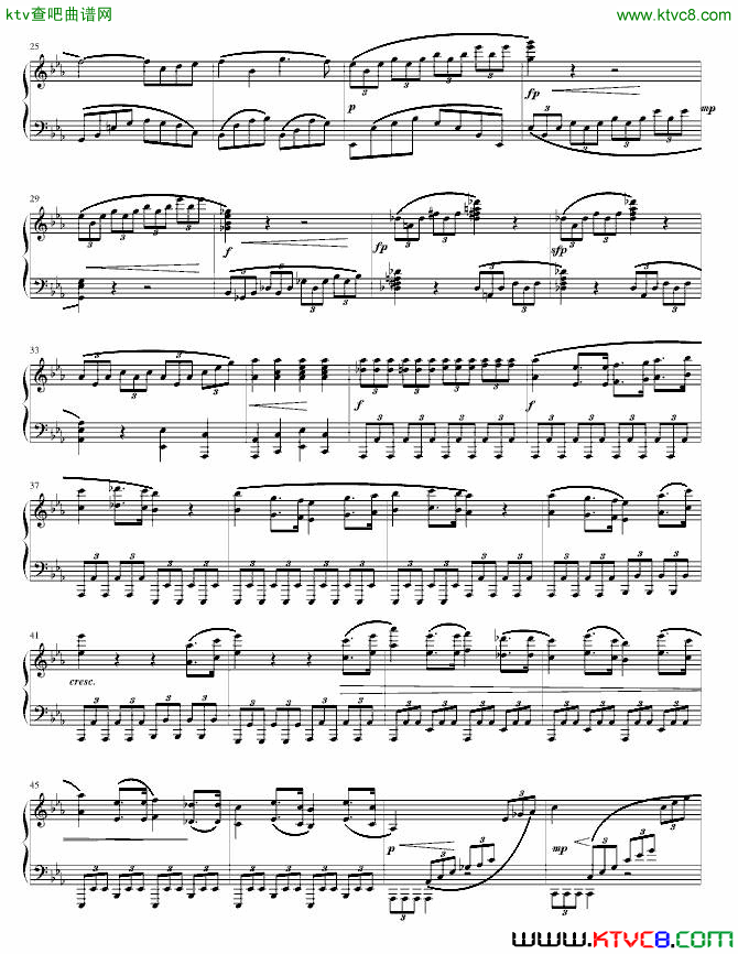 第一钢琴奏鸣曲简谱1