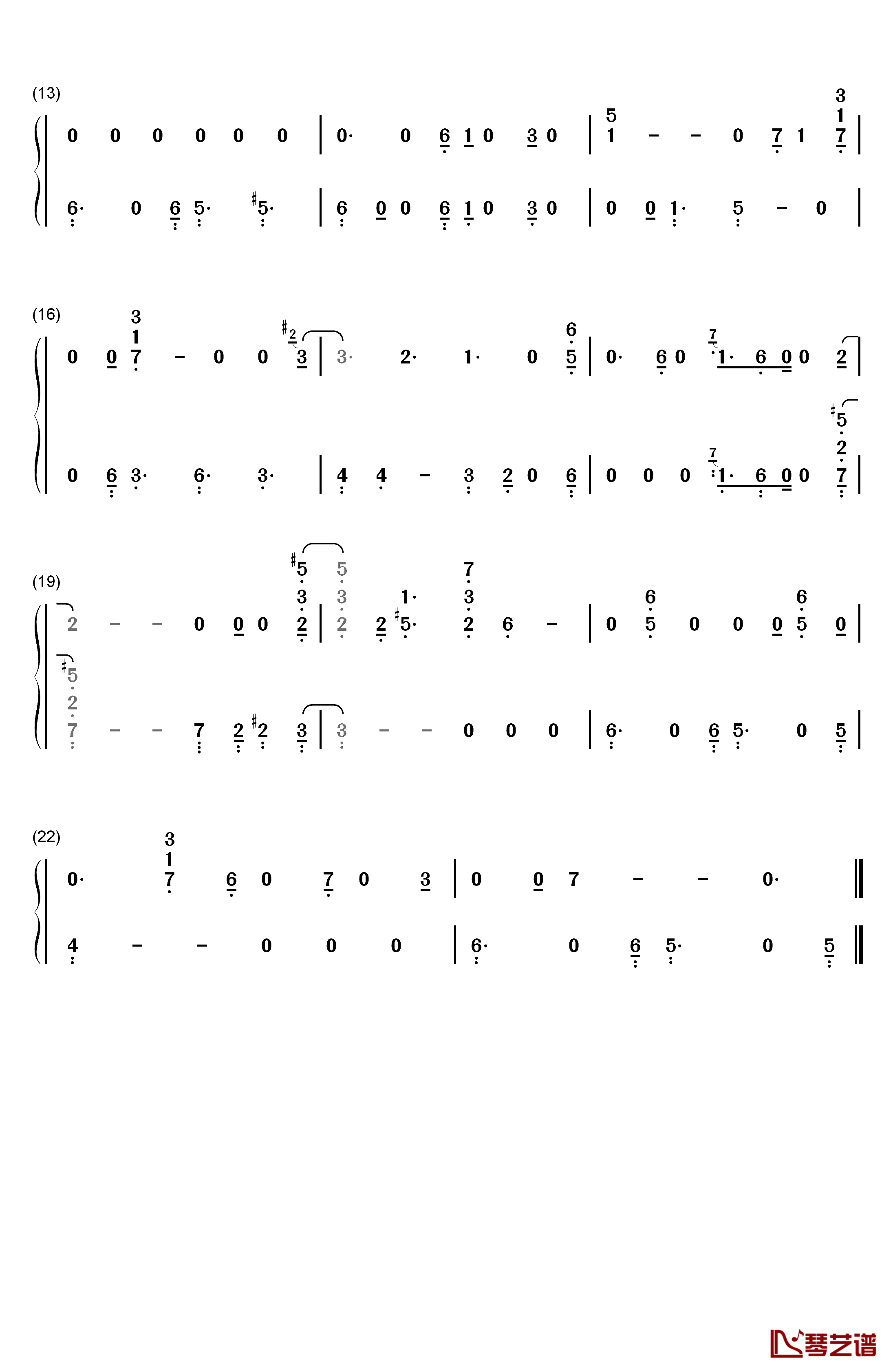 探偵くんくん钢琴简谱-数字双手-光宗信吉2