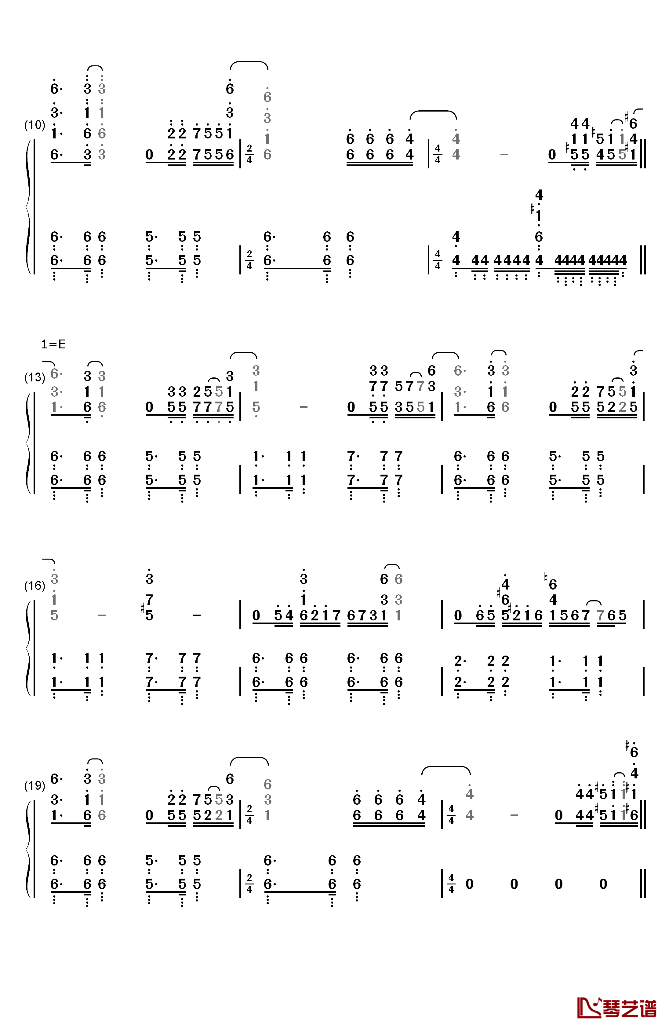 Hawaii Five钢琴简谱-数字双手-Brian Tyler2