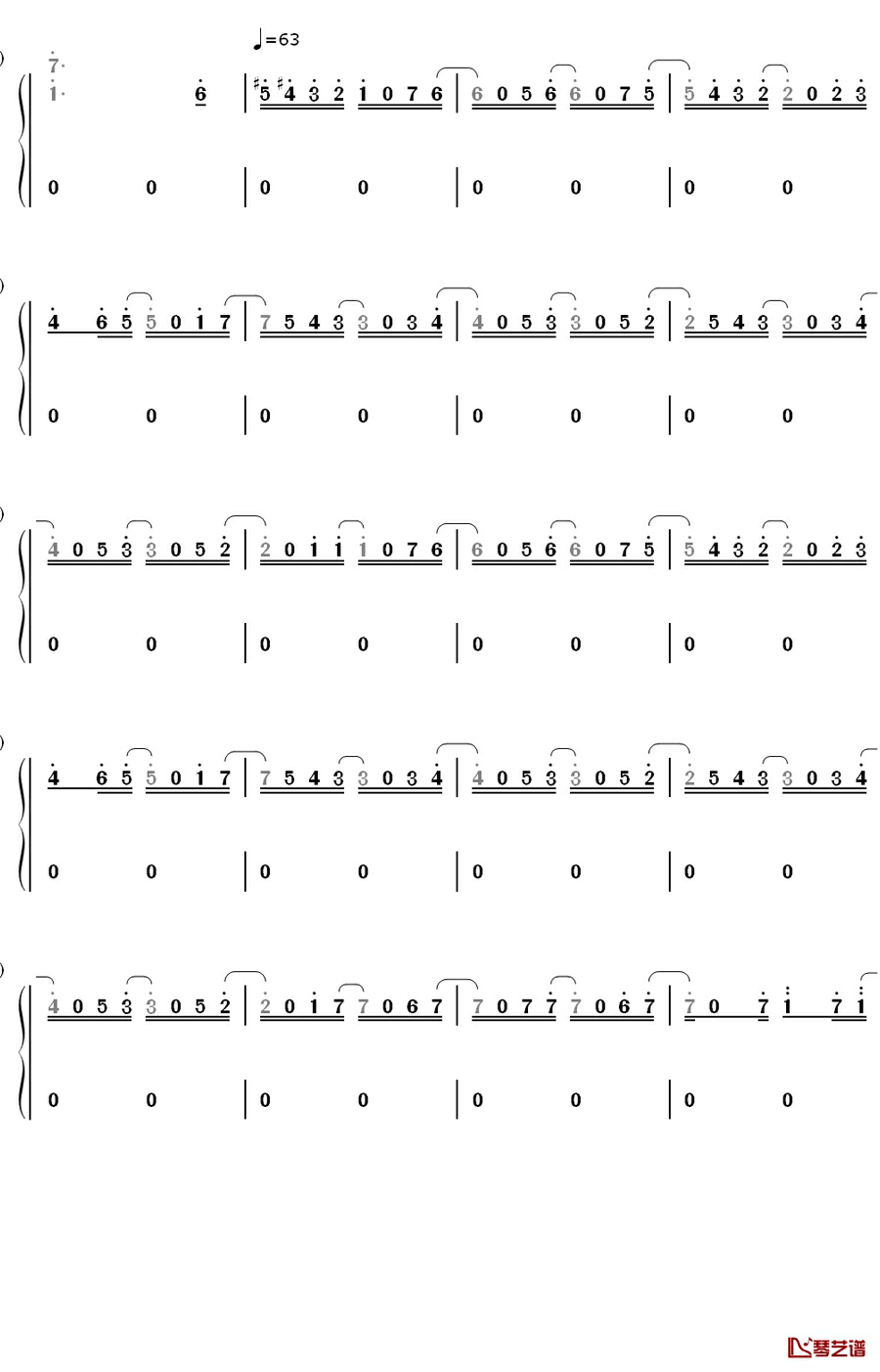 少年たちとの別れ钢琴简谱-数字双手-PMMK2