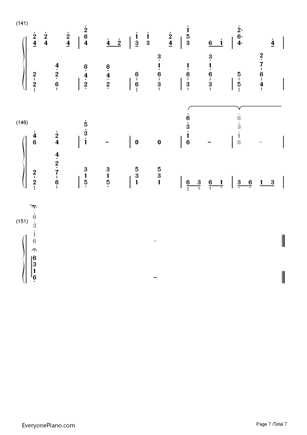 我叫小沈阳钢琴简谱-数字双手-小沈阳7