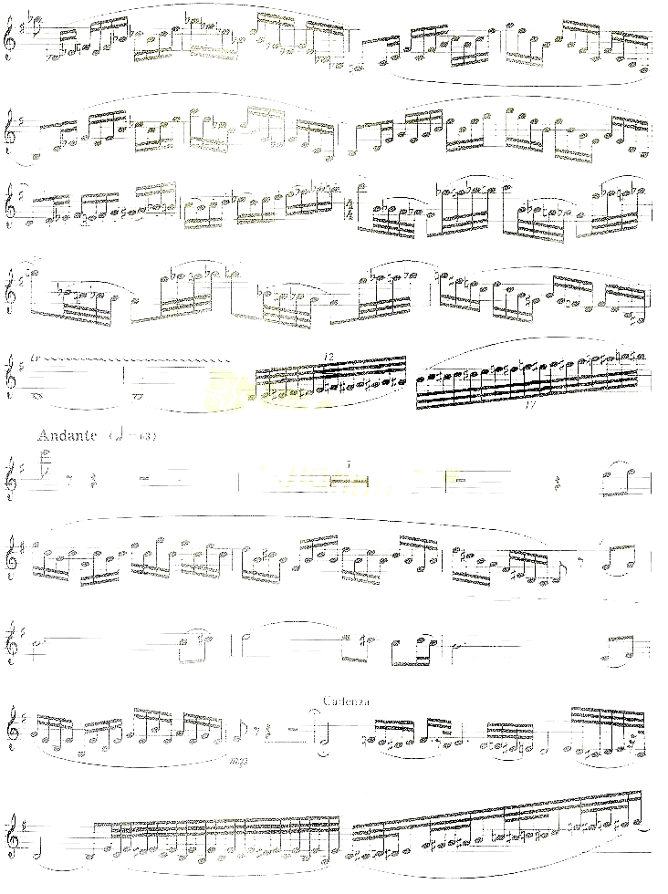 帕米尔之音协奏曲第一乐章简谱1