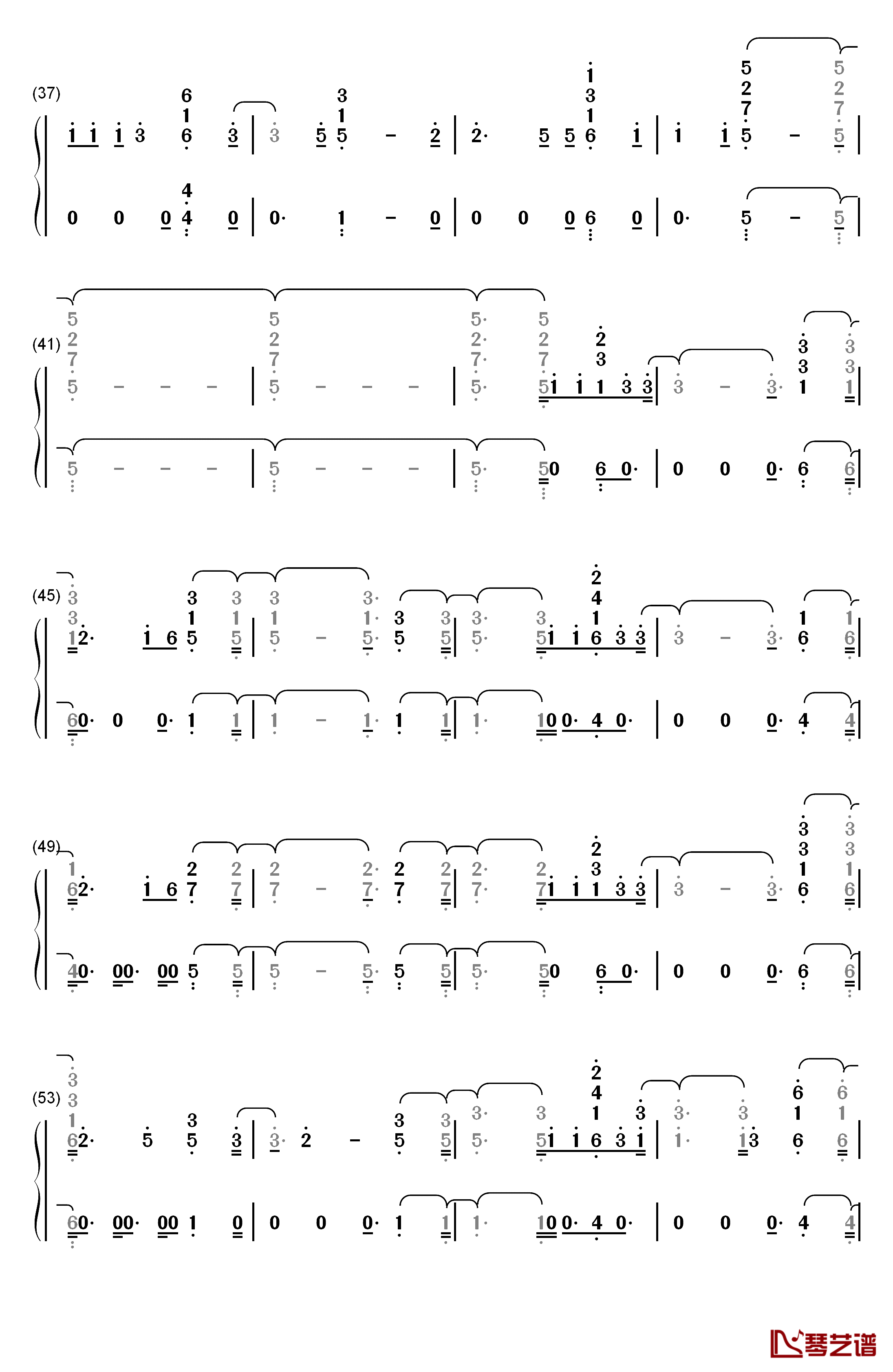 Learn To Let Go钢琴简谱-数字双手-Kesha3