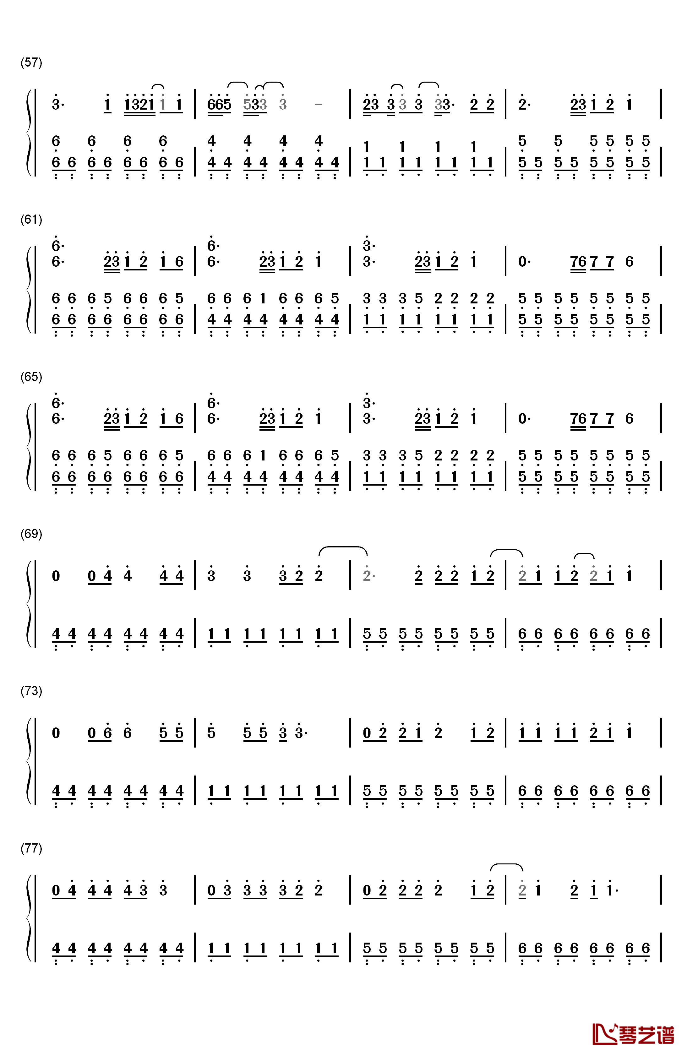 Love Will Remember钢琴简谱-数字双手-Selena Gomez4