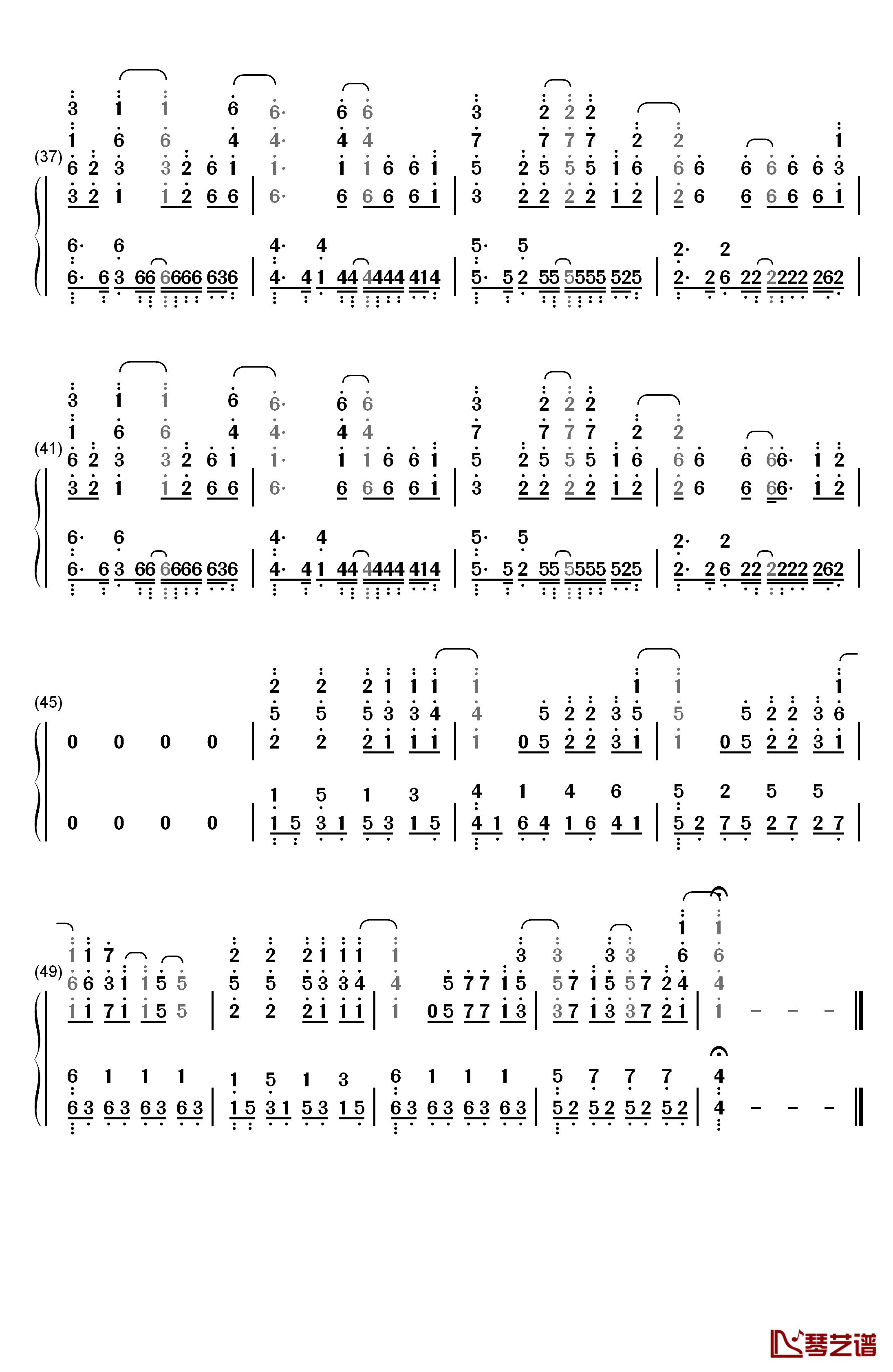 GravityWall钢琴简谱-数字双手-SawanoHiroyuki[nZk]:Tielle & Gemie3