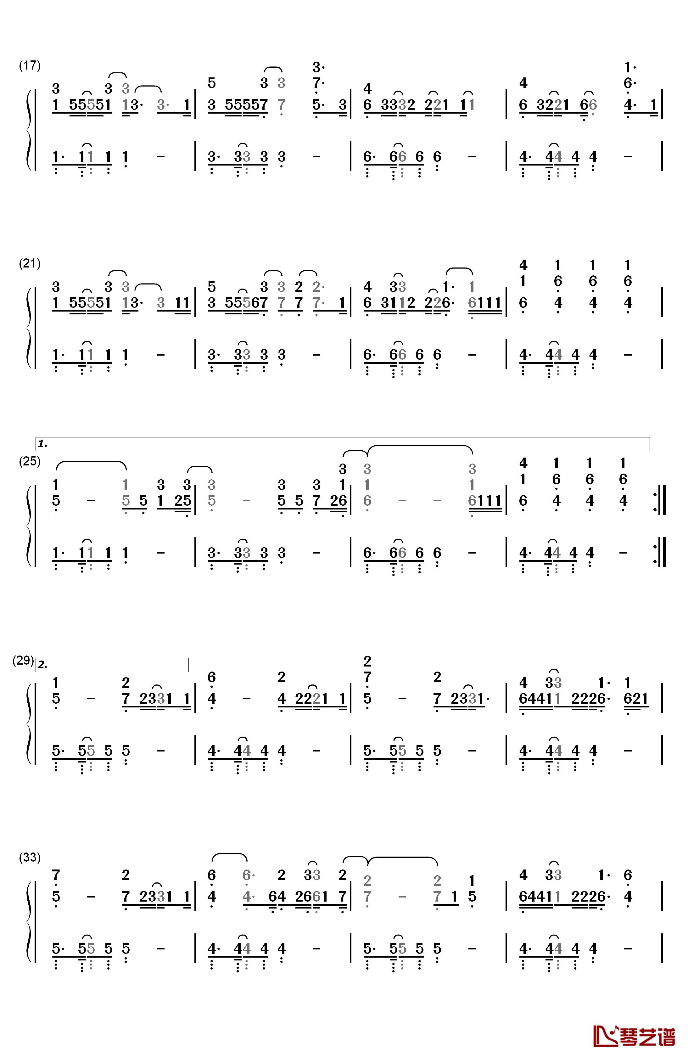 Hungover钢琴简谱-数字双手-Kesha2