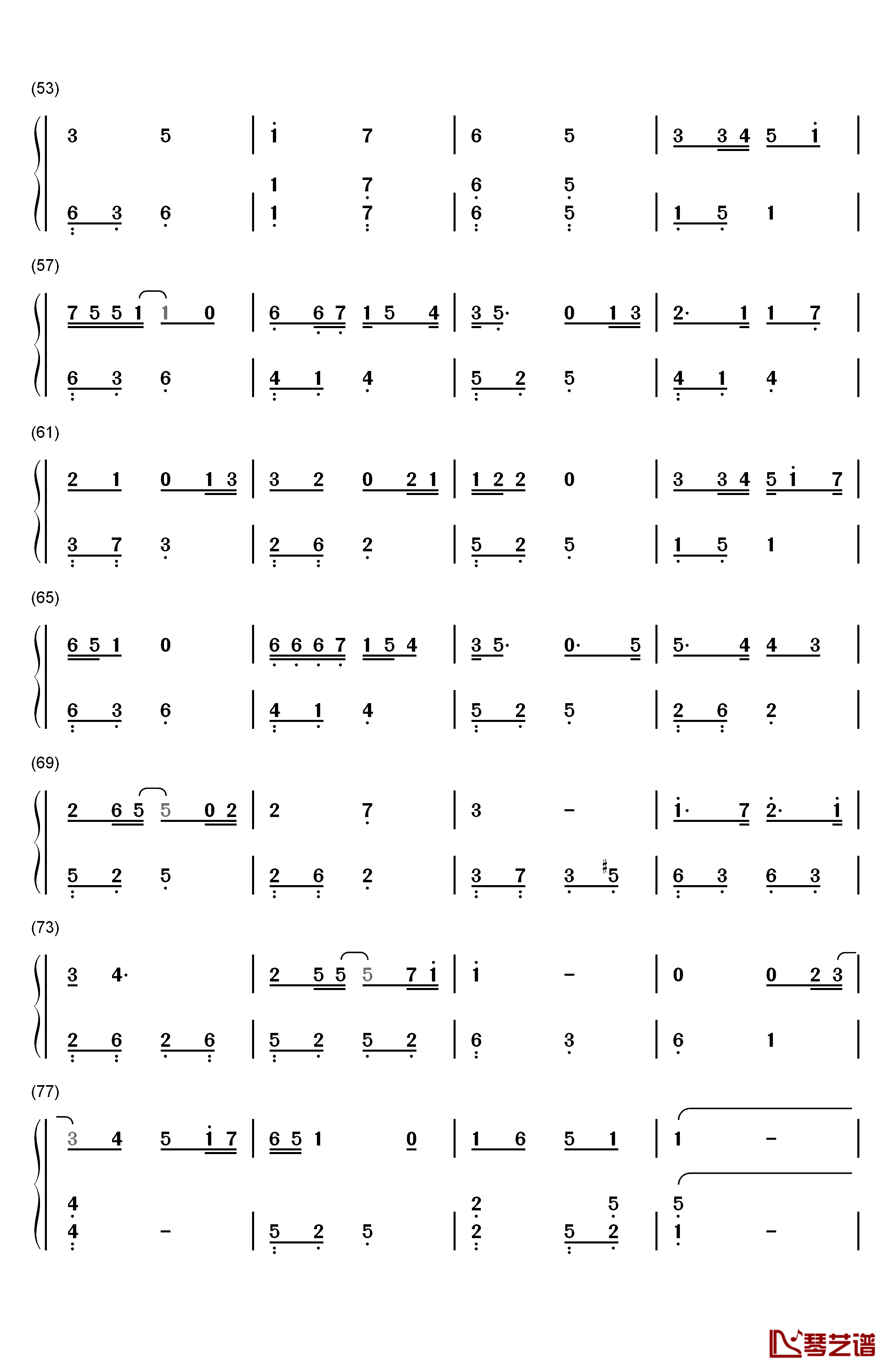 How Does A Moment Last Forever钢琴简谱-数字双手-Céline Dion London Voices Michael Kosarin3