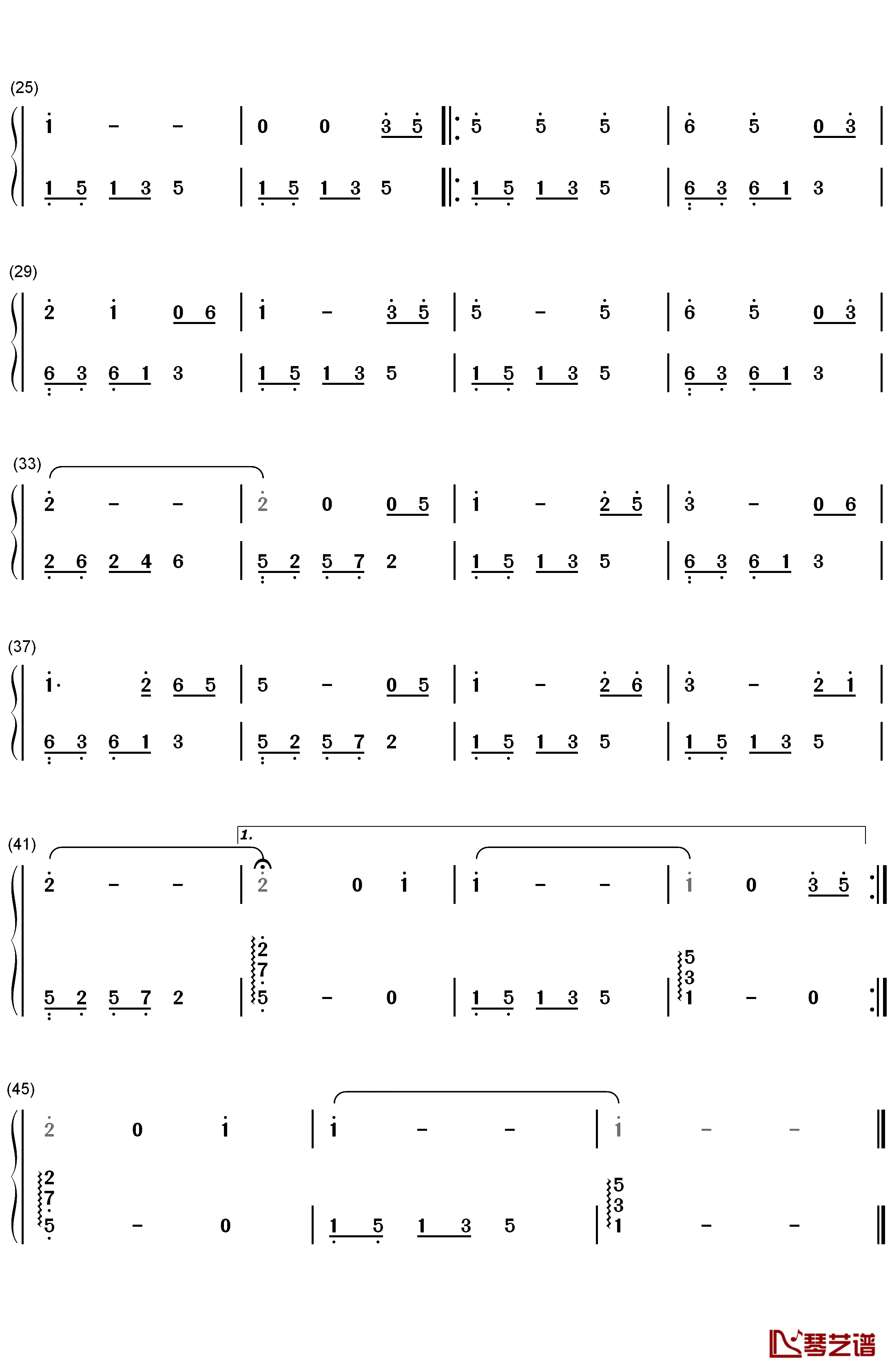 其实你不懂我的心钢琴简谱-数字双手-童安格2