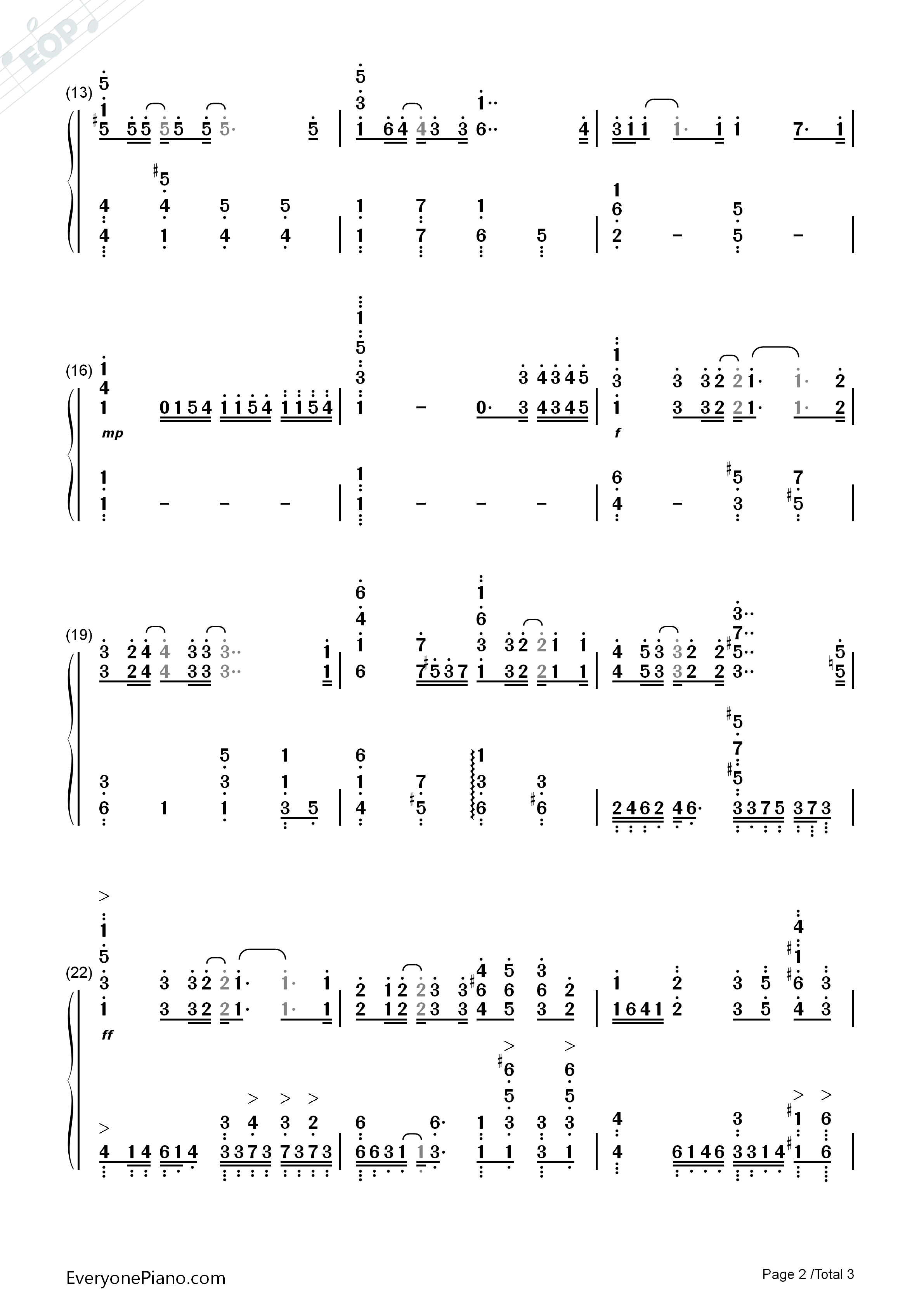 Departures ～あなたにおくるアイの歌～钢琴简谱-EGOIST演唱2