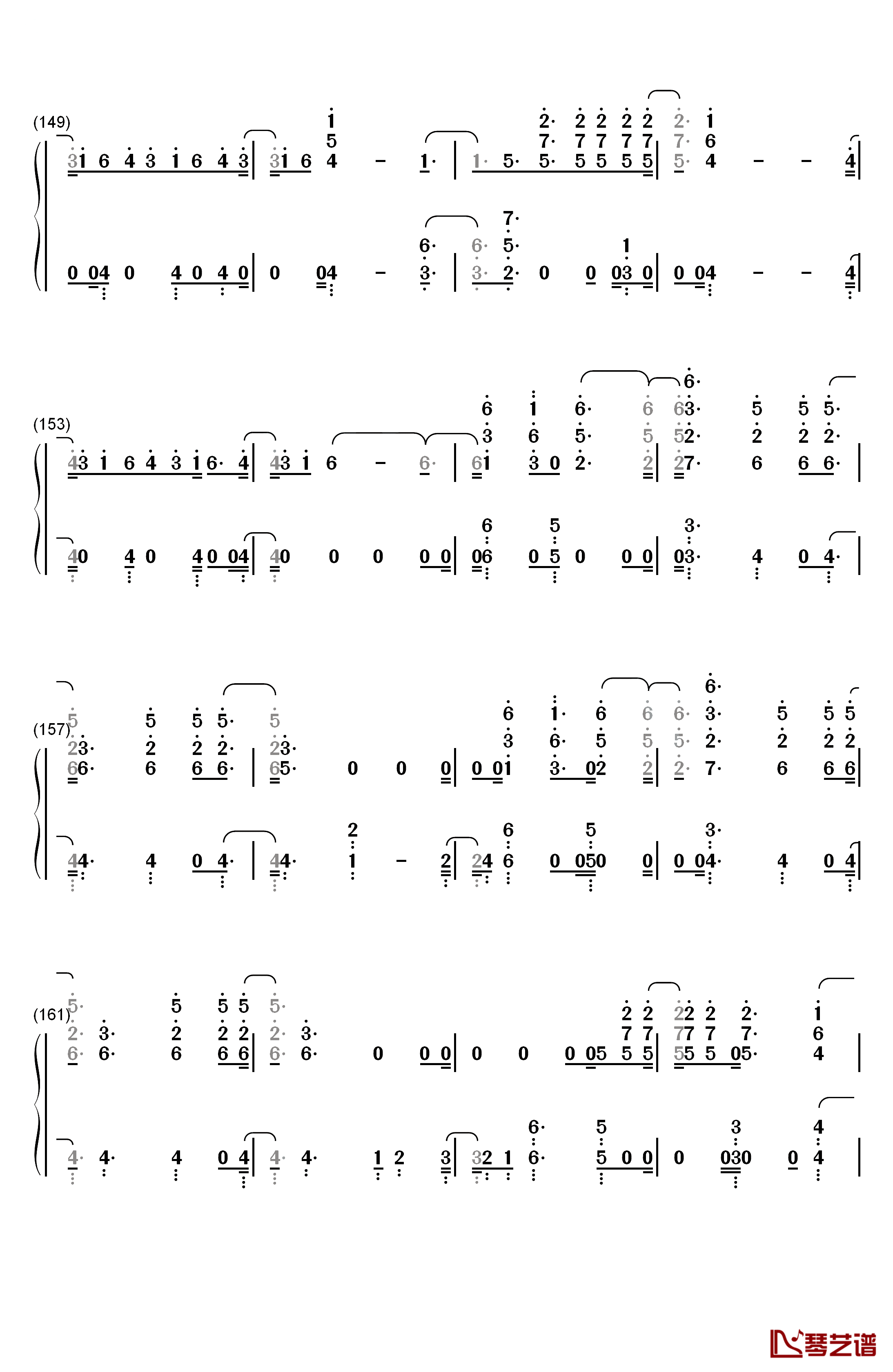 Don't Go Breaking My Heart钢琴简谱-数字双手-Backstreet Boys9