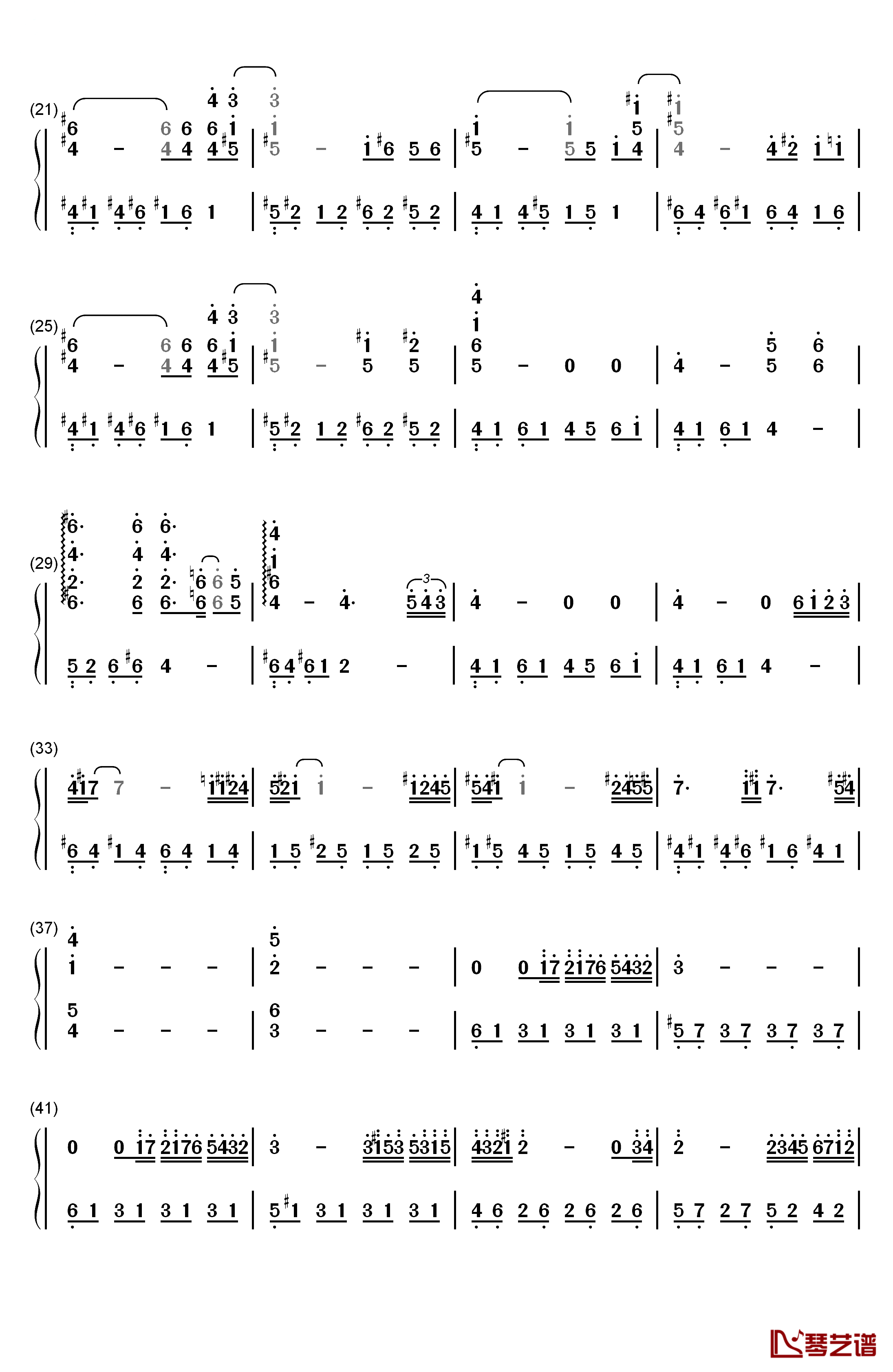 Hatsukoi钢琴简谱-数字双手-久石让2