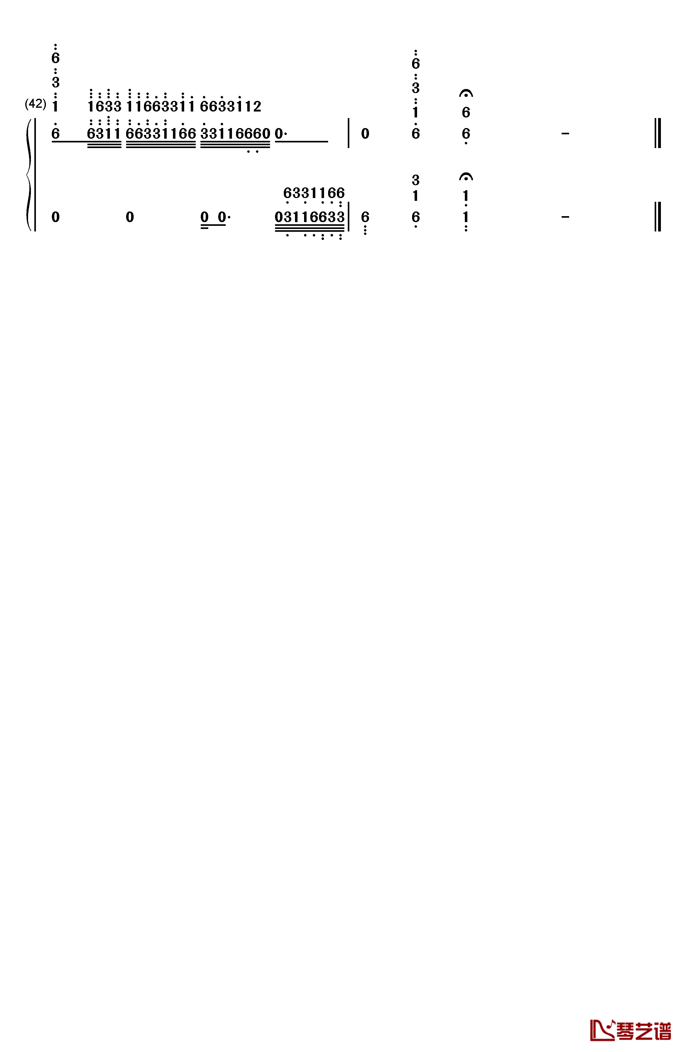 红莲之弓矢钢琴简谱-数字双手-Linked Horizon5