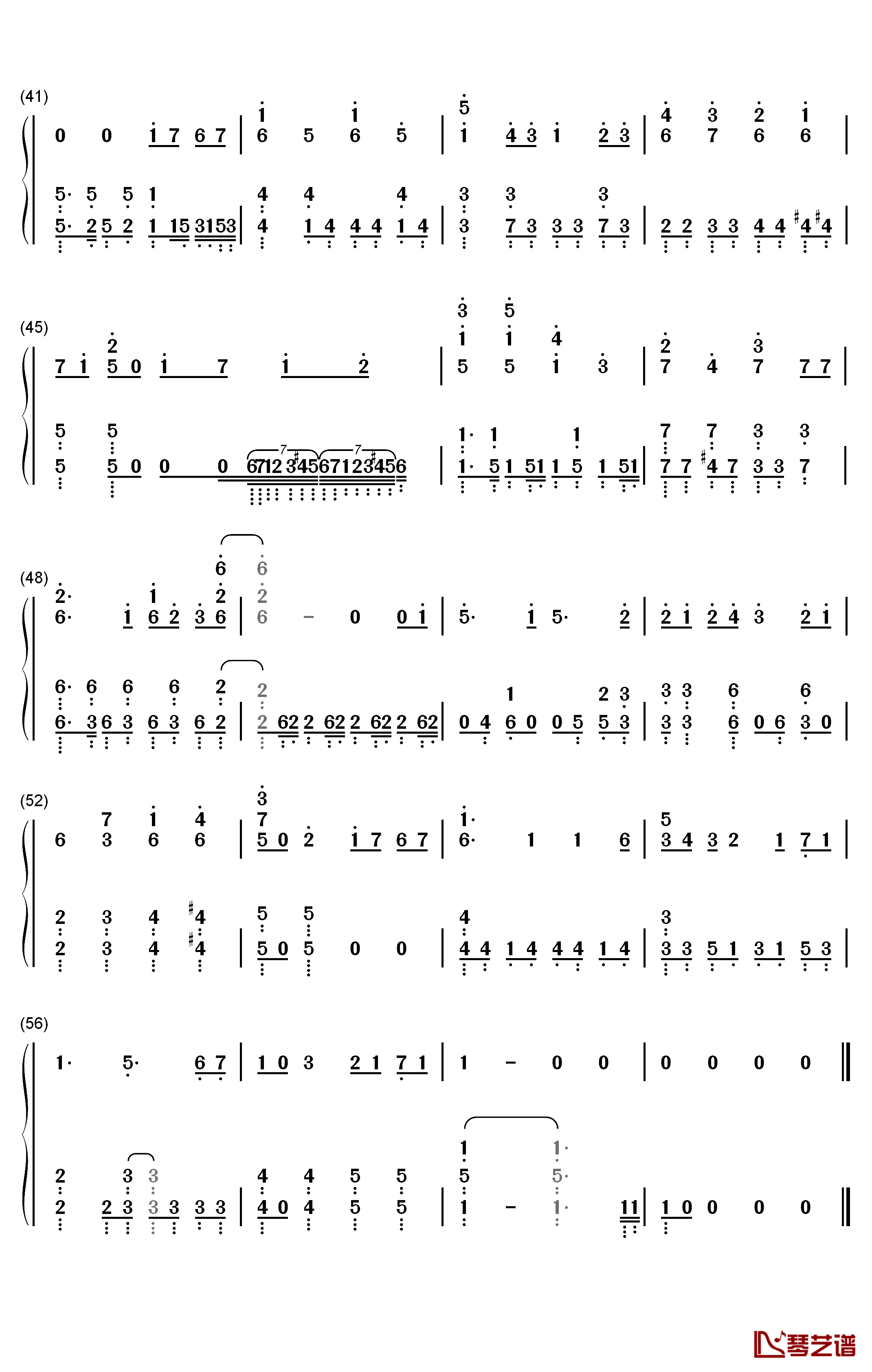 Can now Can now钢琴简谱-数字双手-Study3