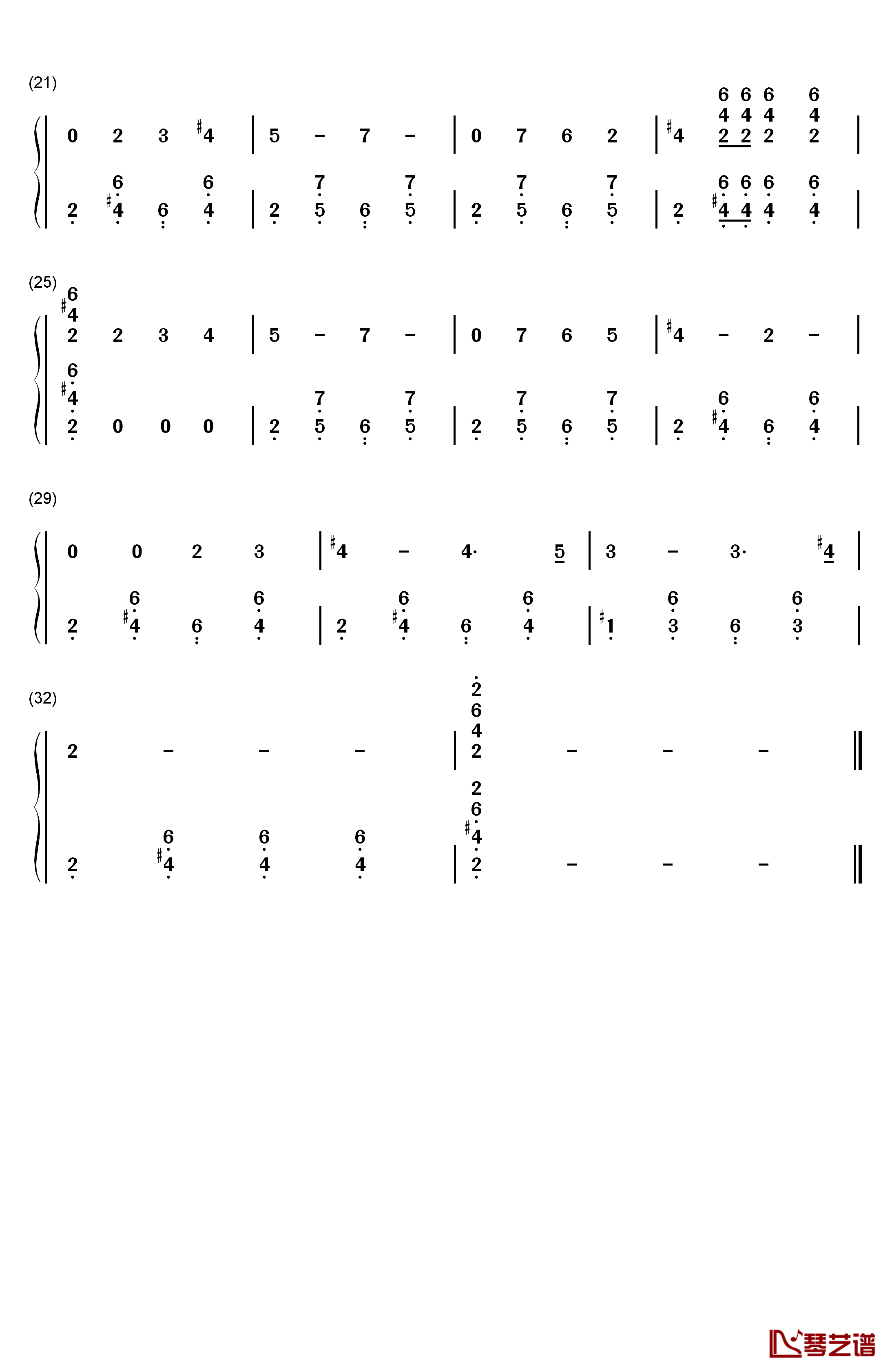 You Are My Sunshine钢琴简谱-数字双手-Jimmie Davis2