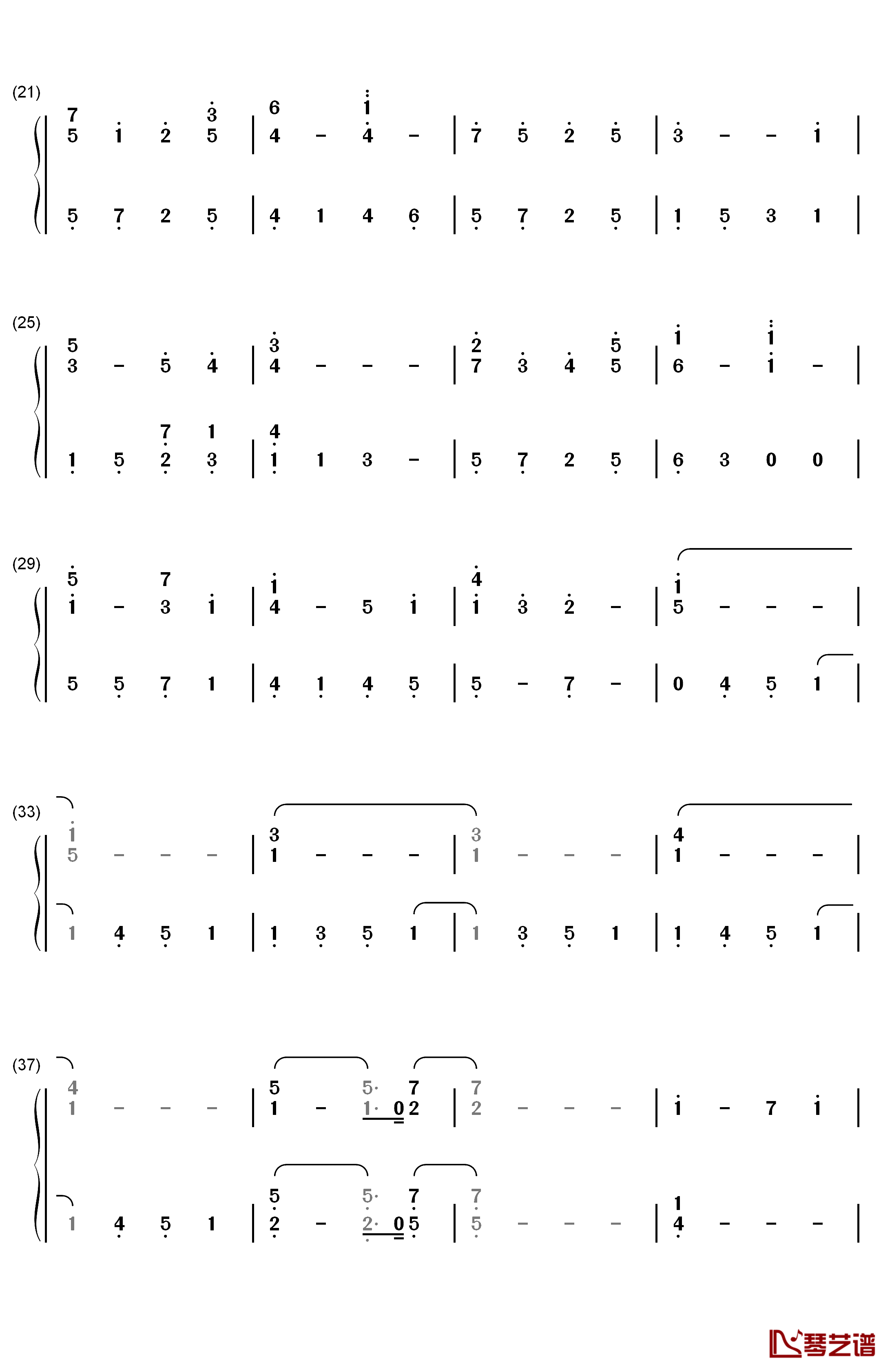 Milk钢琴简谱-数字双手-坂部刚2