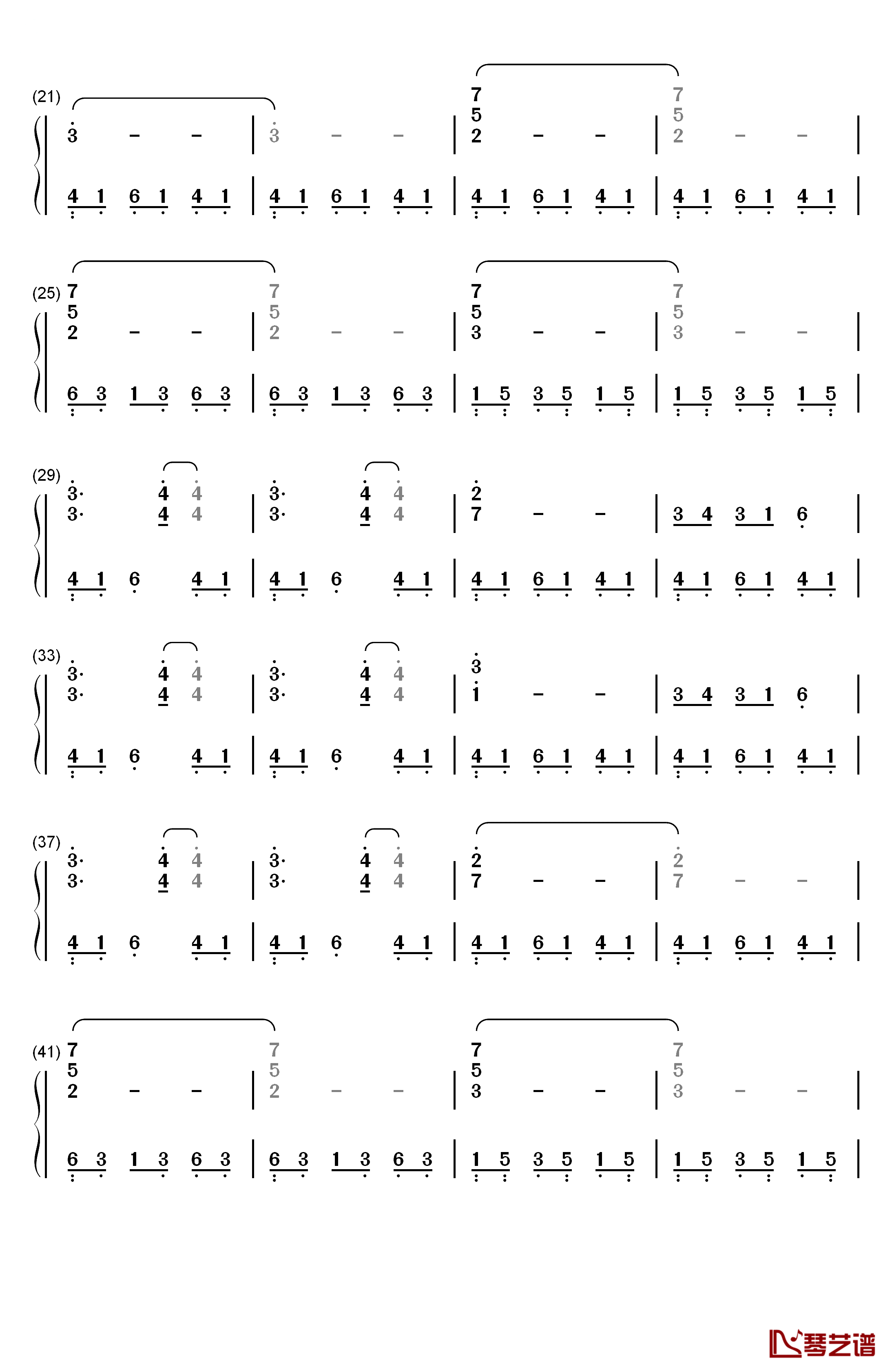 Did I Make The Most of Loving You钢琴简谱-数字双手-John Lunn2