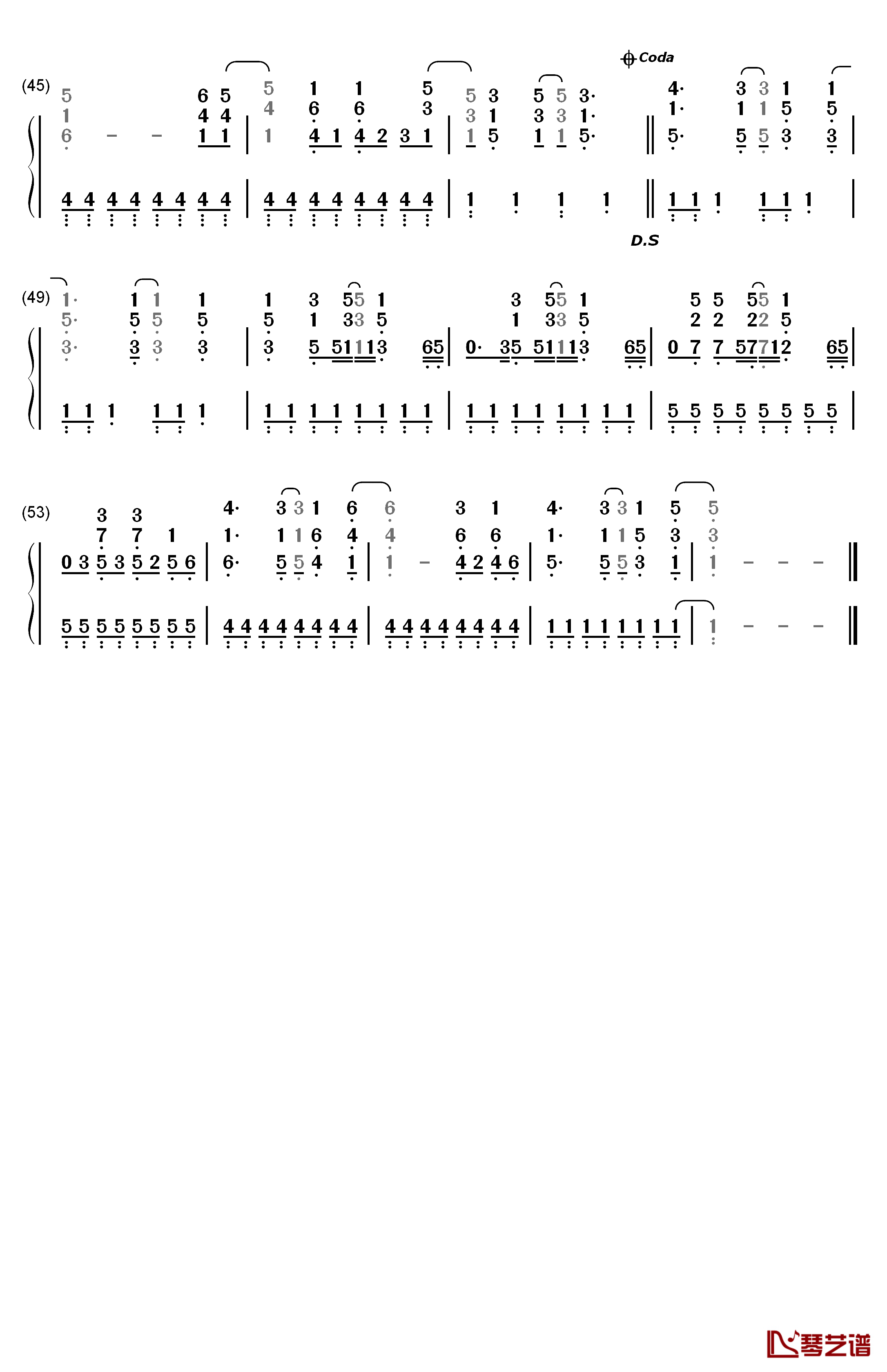 Mr. Know It All钢琴简谱-数字双手-Kelly Clarkson3