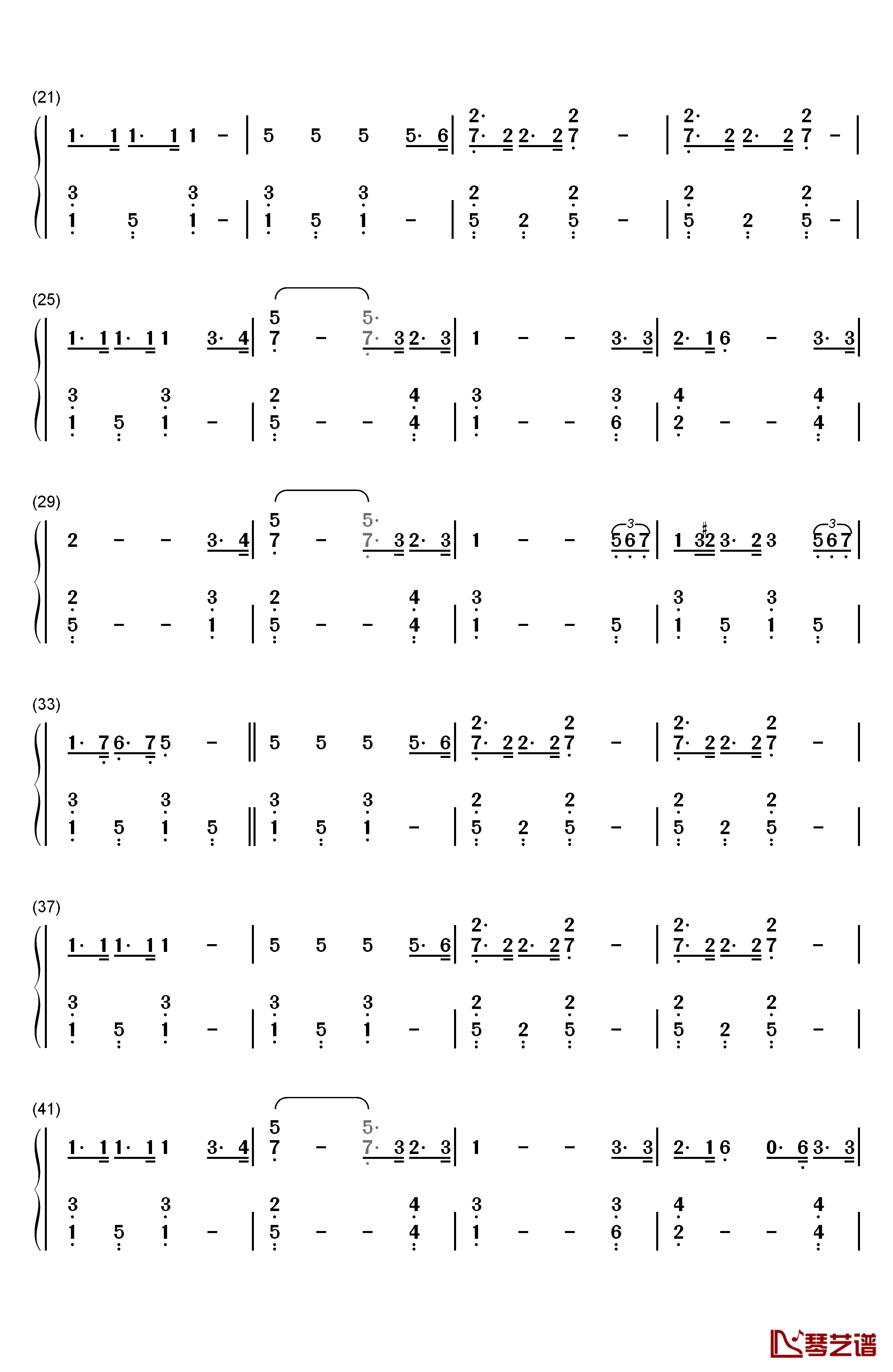 Yellow Submarine钢琴简谱-数字双手-The Beatles2