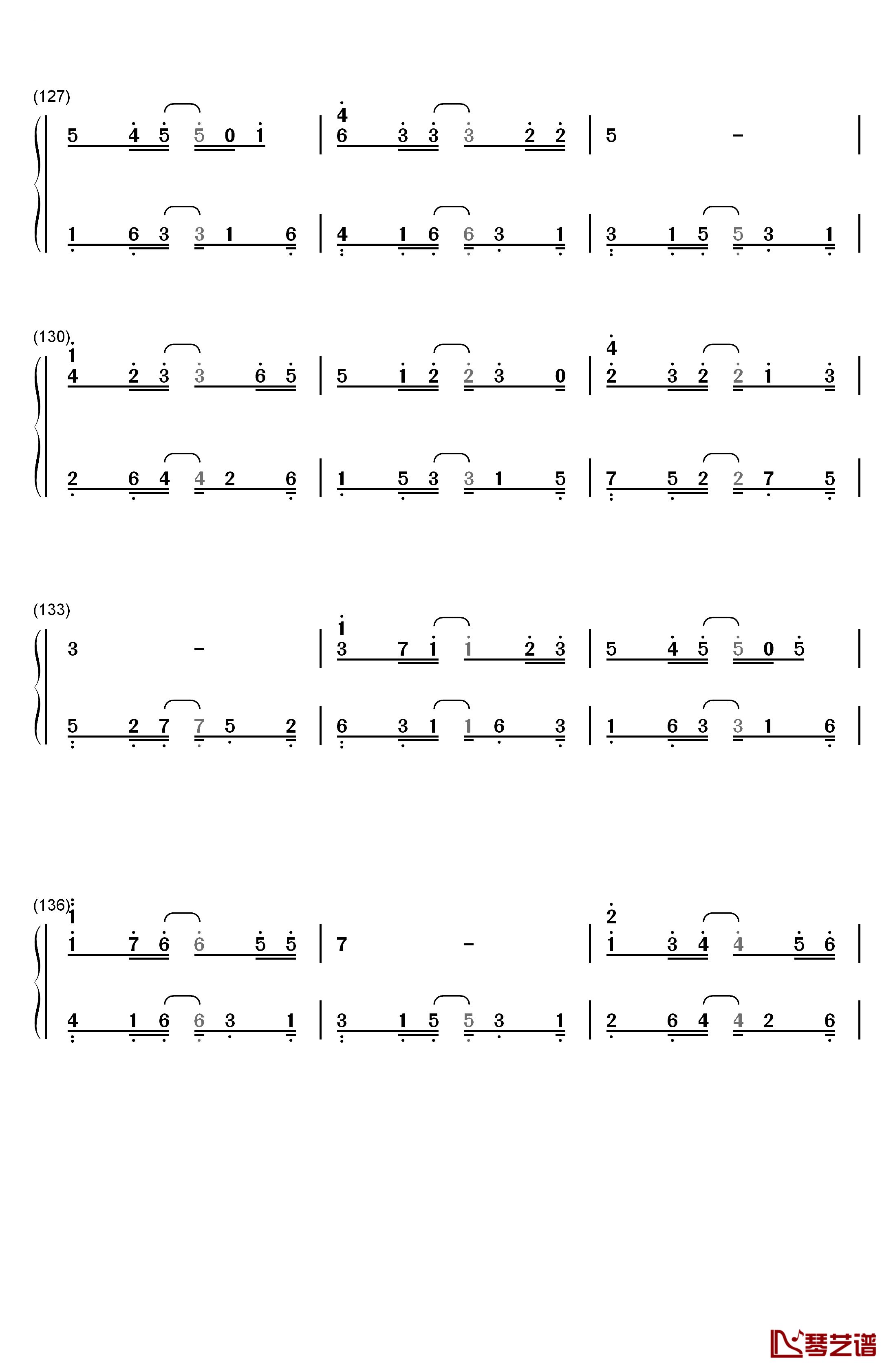 セツナドライブ钢琴简谱-数字双手-IA12