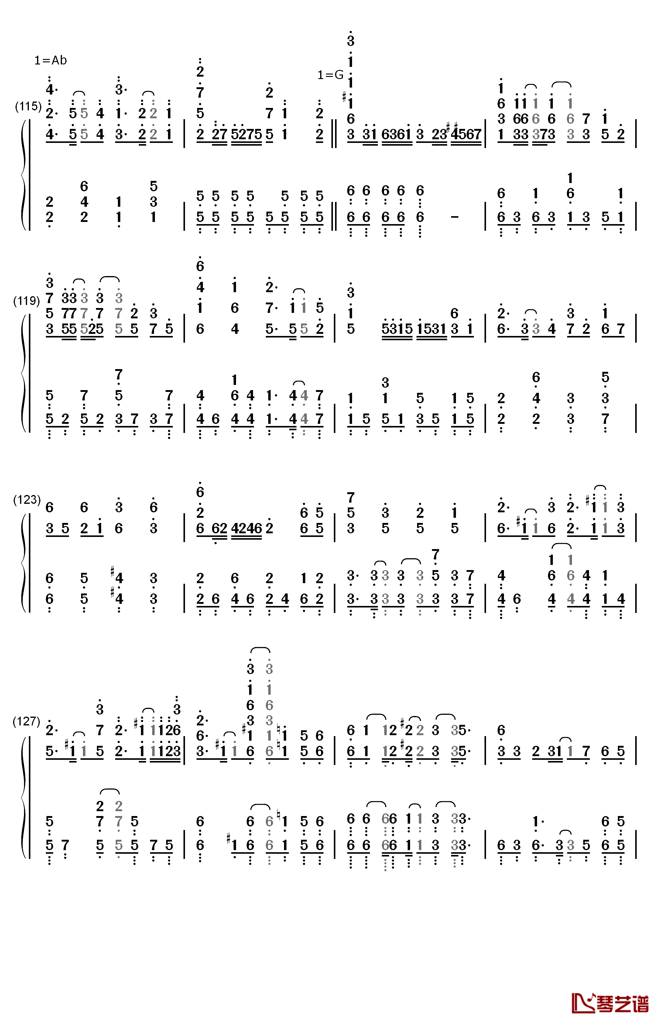 Synchrogazer钢琴简谱-数字双手-水树奈々8