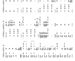 回心转意钢琴简谱-数字双手-黑龙