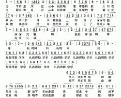 草原我的阿妈简谱-阿斯根演唱