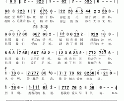 情系通信兵简谱(歌词)-谱友秋叶起舞上传